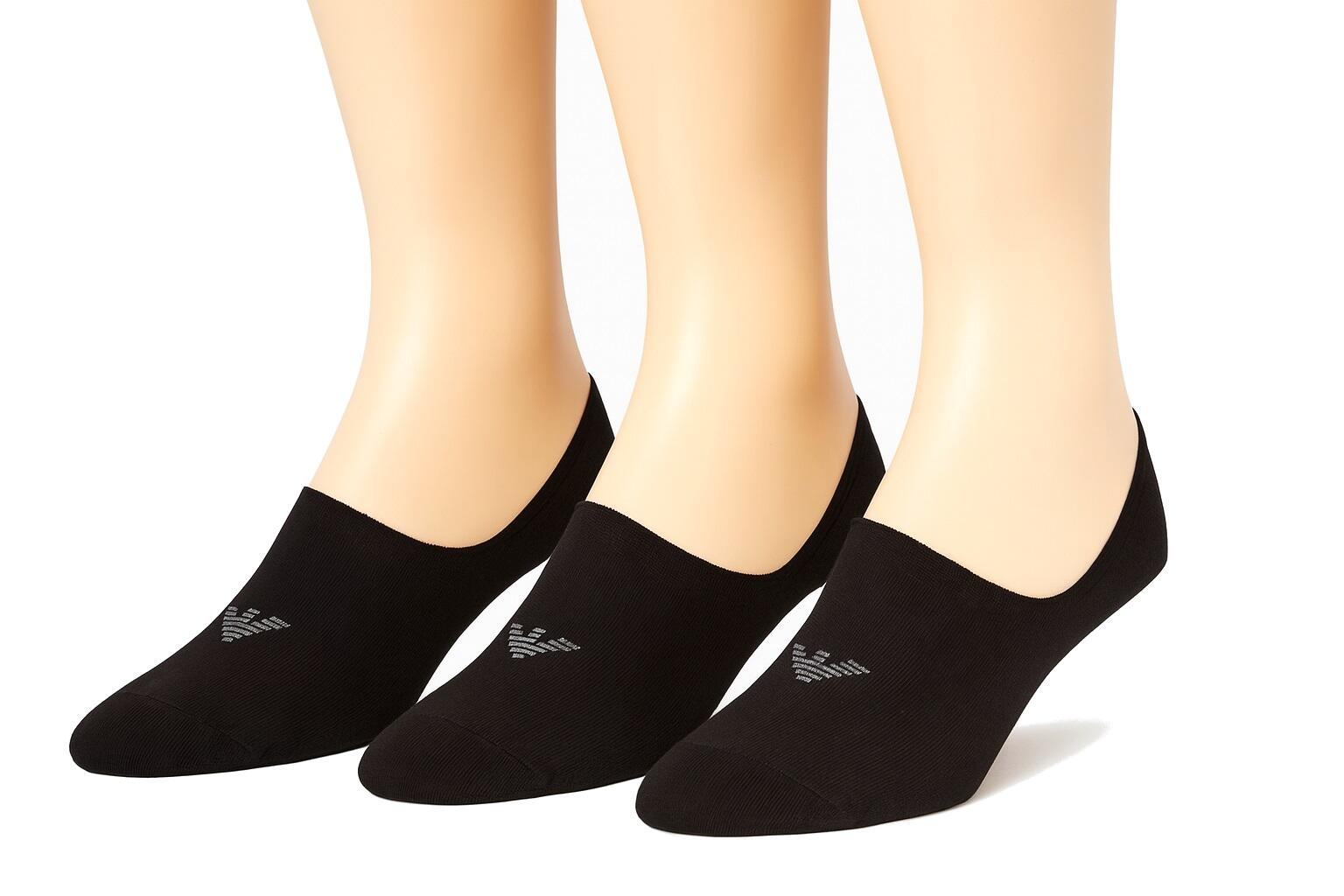 Skarpety mikrostopki Emporio Armani Calza 3-Pack
