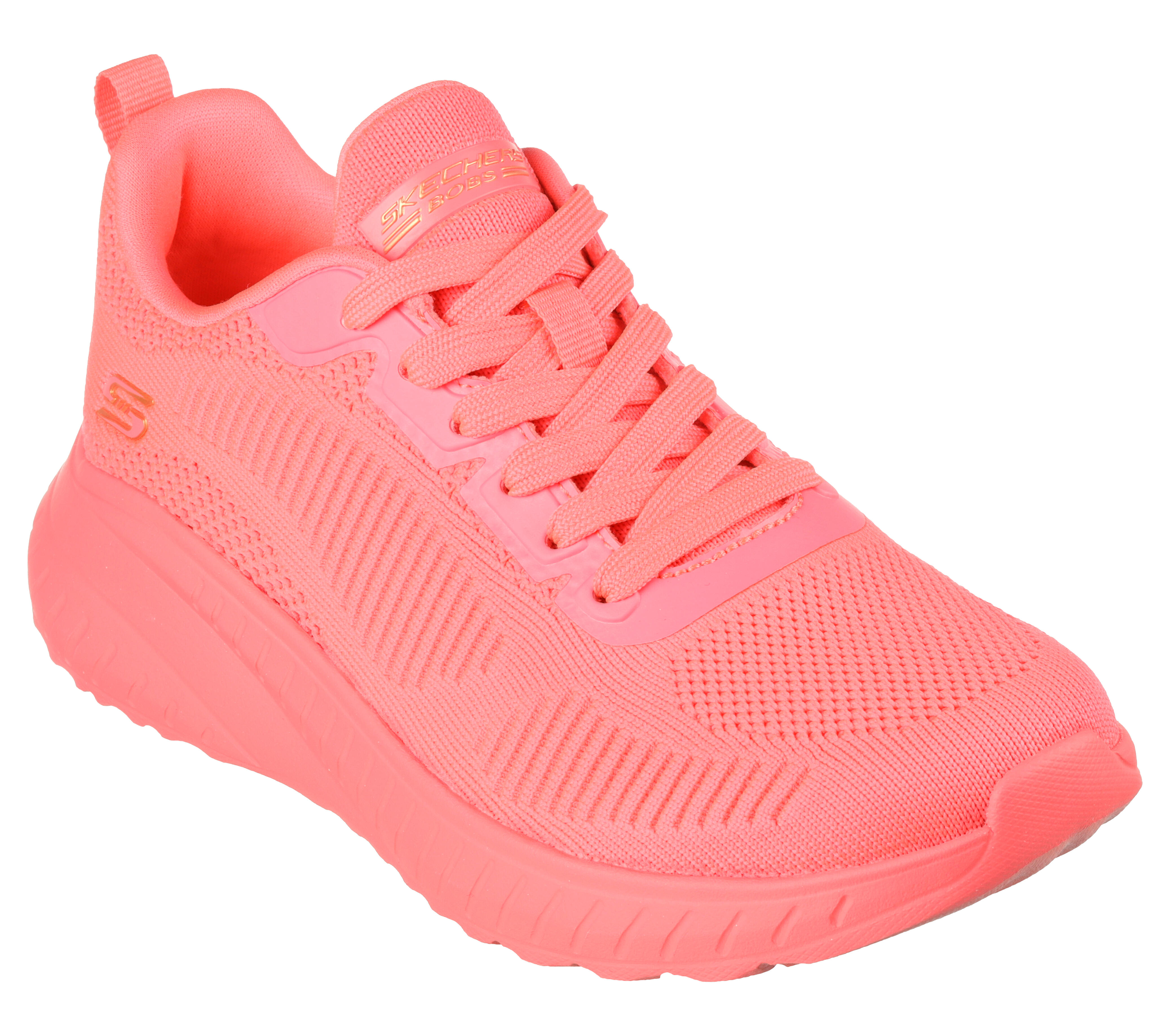 Buty do chodzenia damskie Skechers Bobs Neon Coral