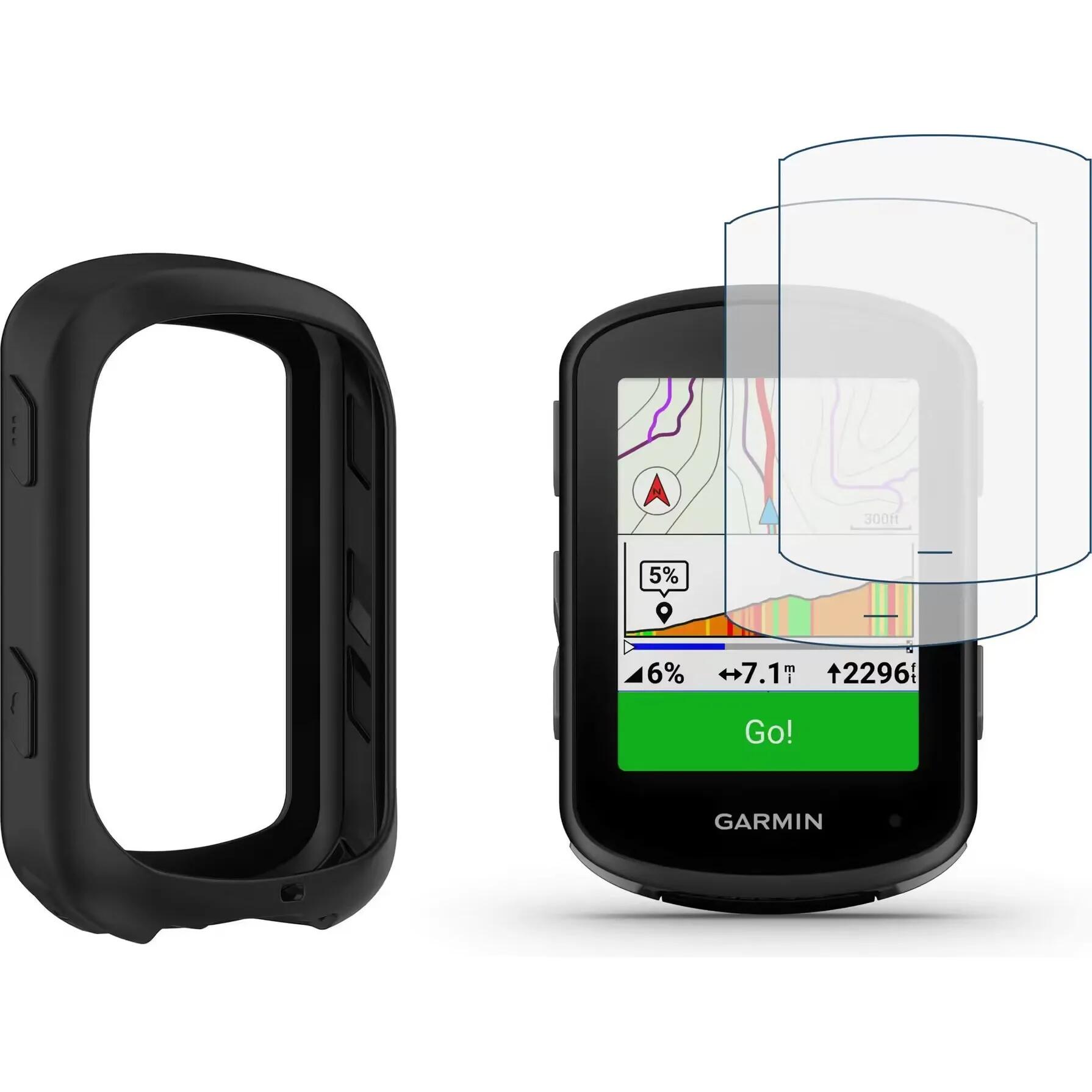 zestaw etui silikonowe i szkła hartowane do garmin edge 840 540