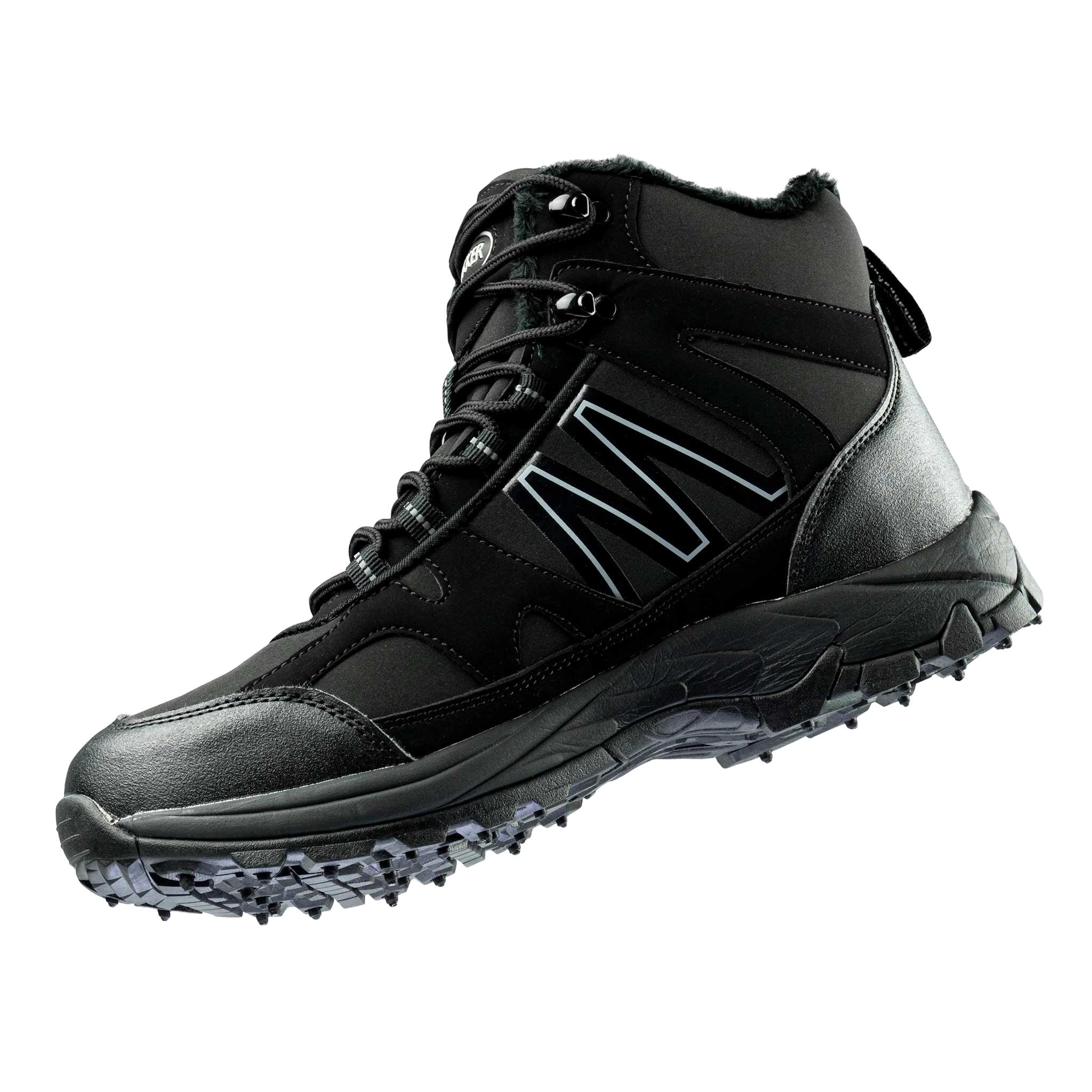 Buty Trekker z Ćwiekami - Czarne - EU42 - UK 8
