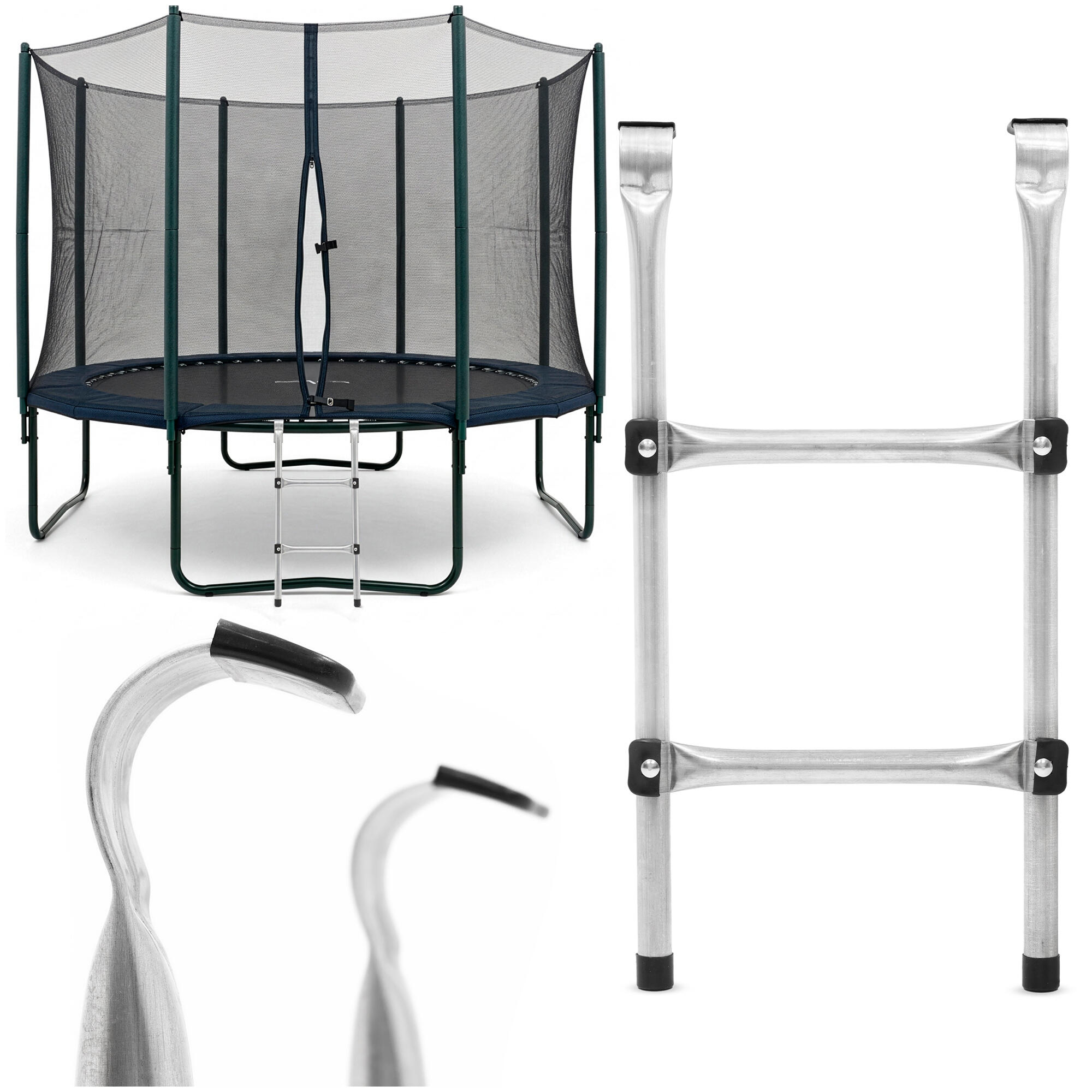 Drabinka do trampoliny Springos 62 cm, schodki z 2 stopniami