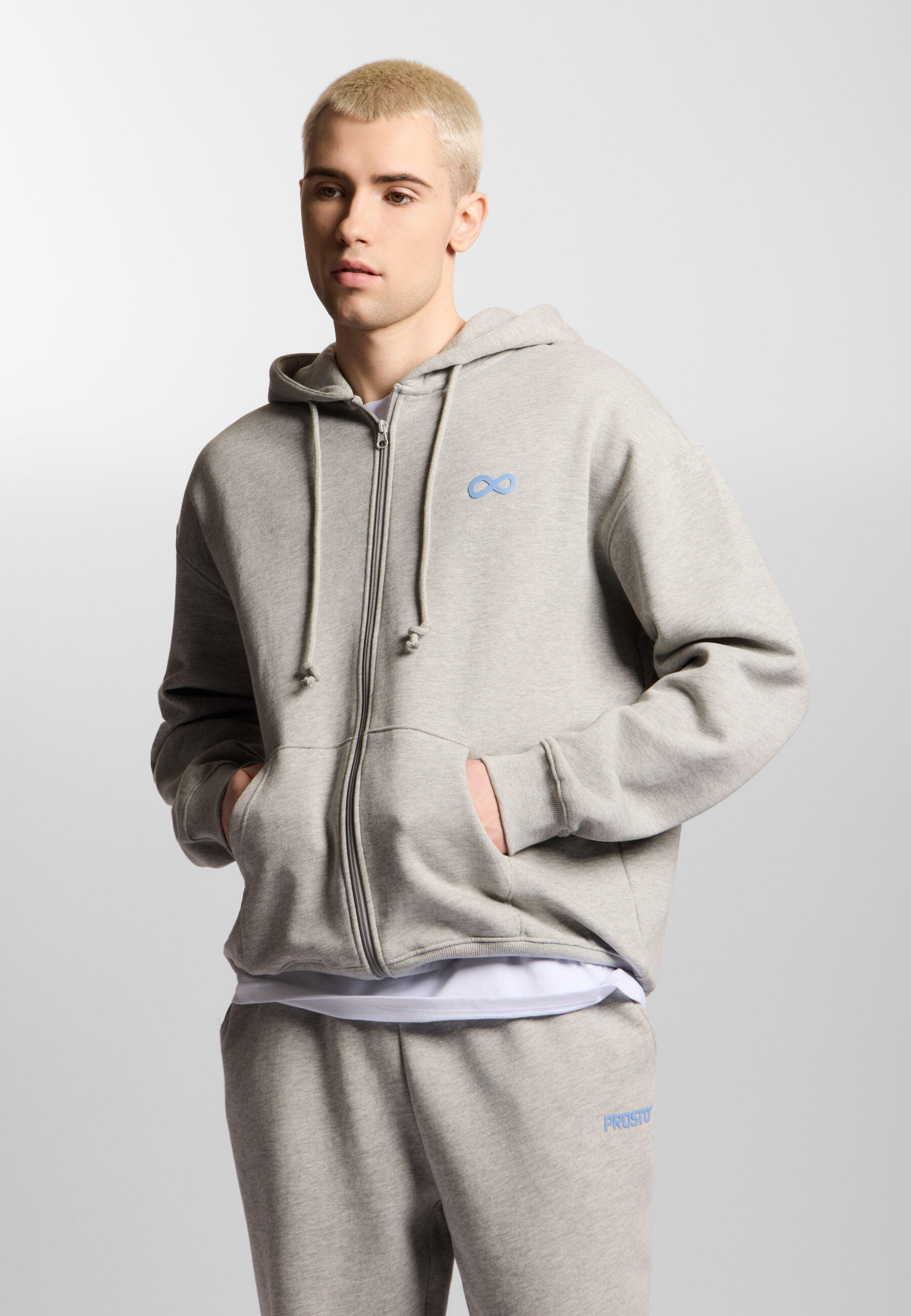 Bluza sportowa męska Prosto Infinity z kapturem