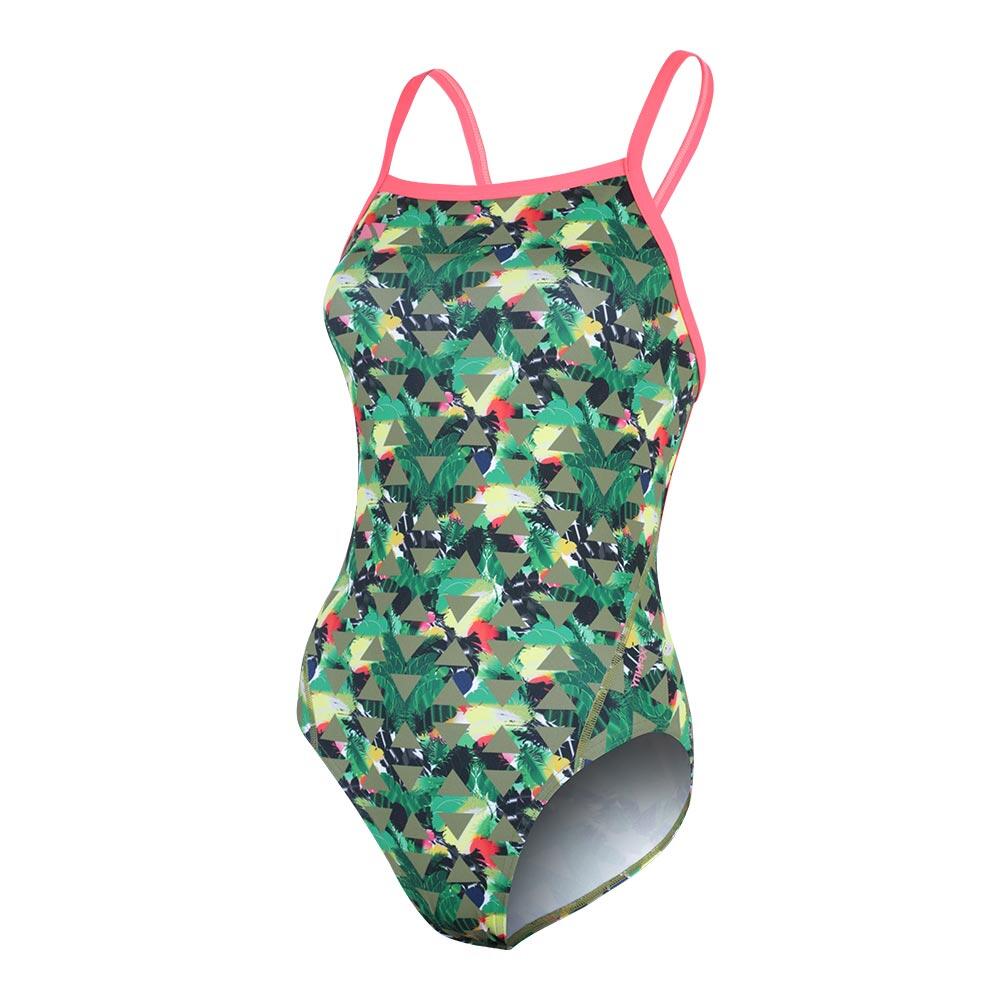 Strój pływacki jednoczęściowy damski ZONE3 High Jazz 3.0 Strap Back