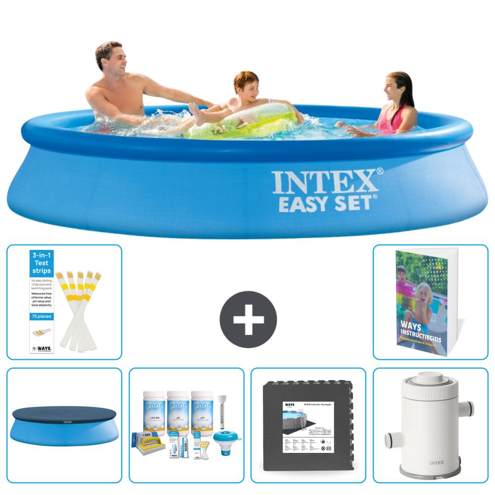 INTEX Basen Easy Set Okrągły - 305x61 cm - 7-częściowy S64