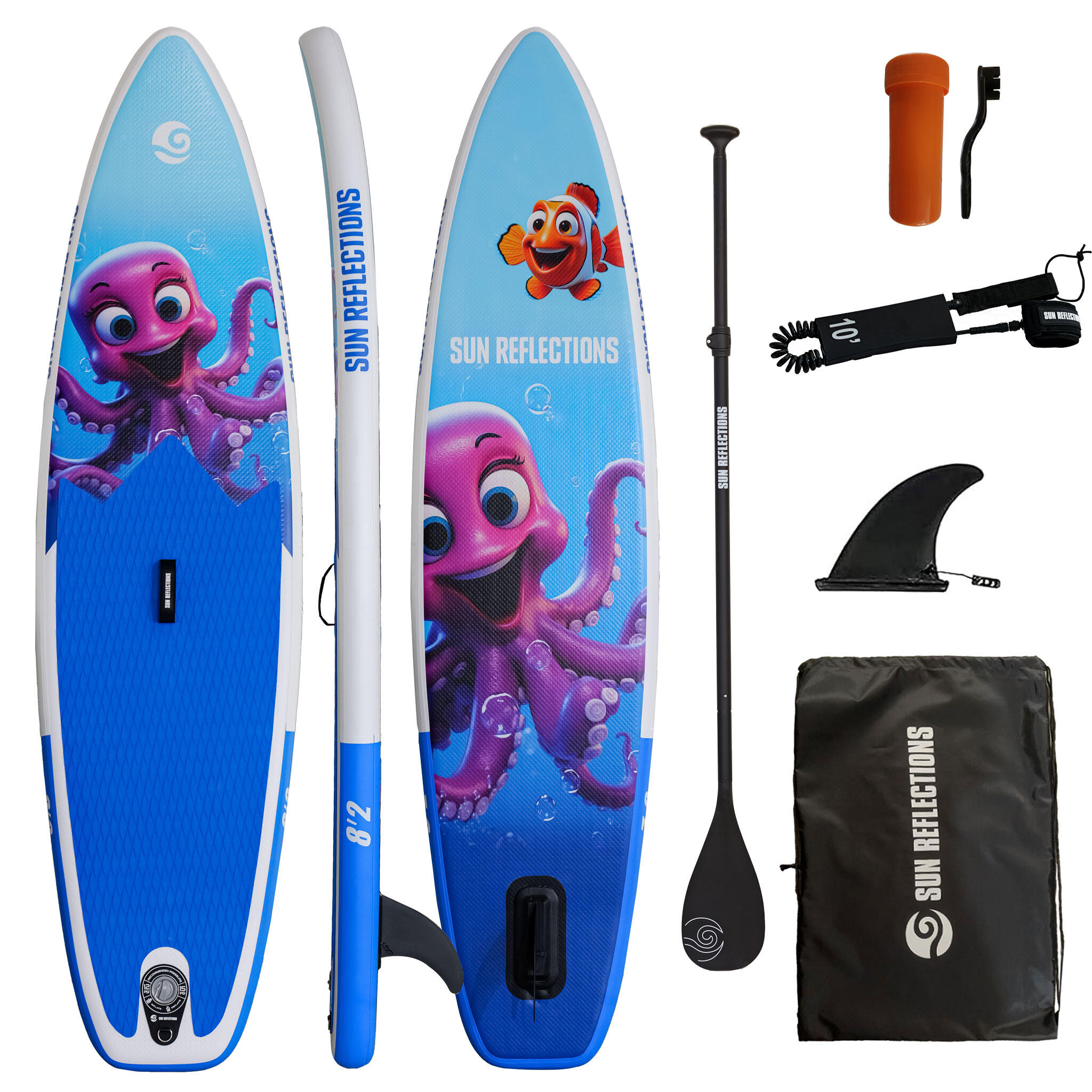Deska Sup Pompowana Sun Reflections Kids 8'2 Octopus