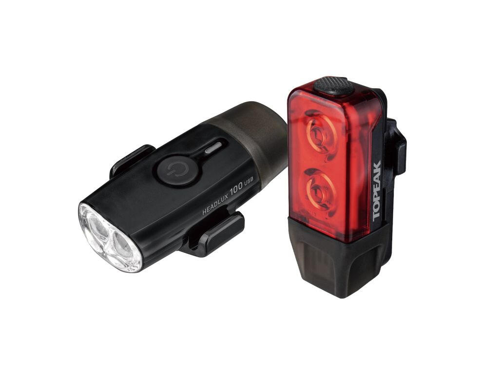 Zestaw oświetlenia Topeak Power Lux USB Combo - black
