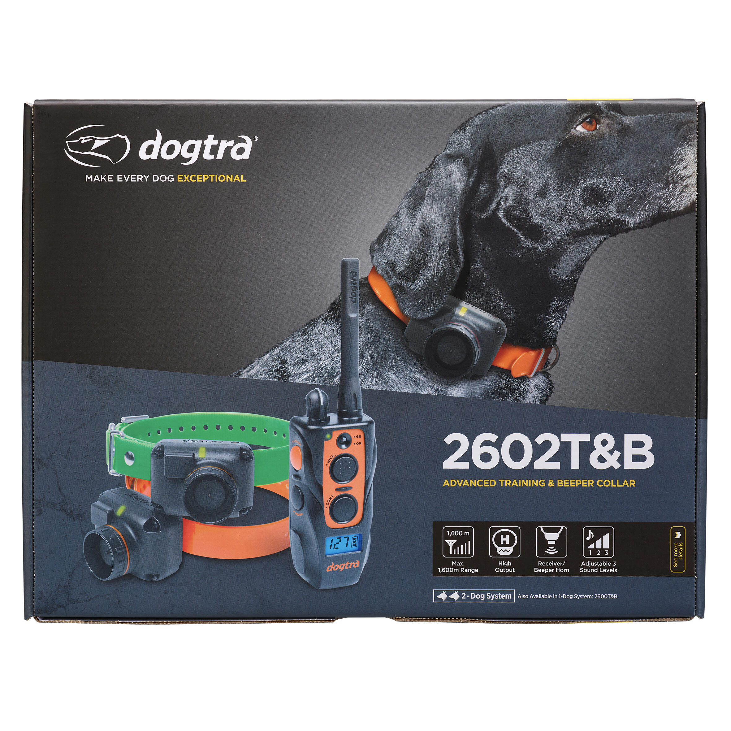2 obroże + pilot Dogtra 2602 T&B