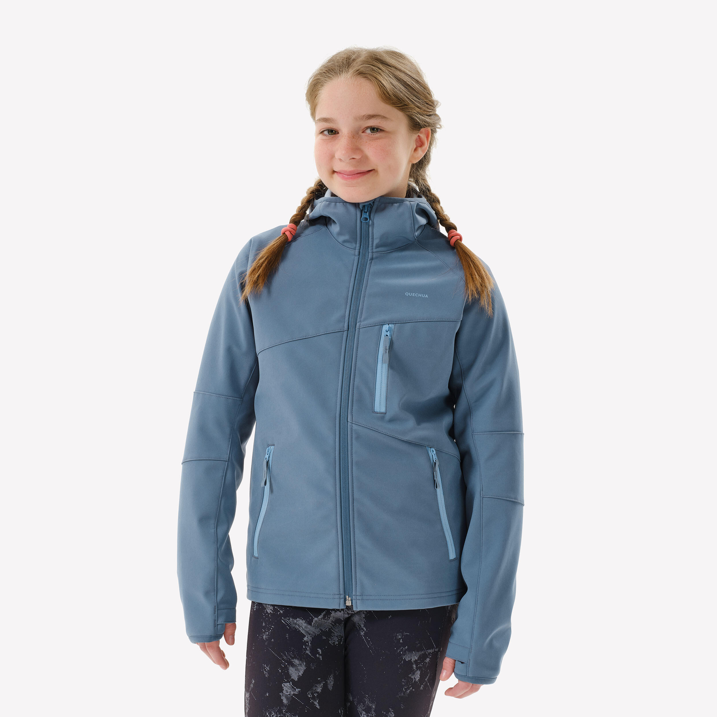 Kurtka softshell turystyczna dla dzieci MH900