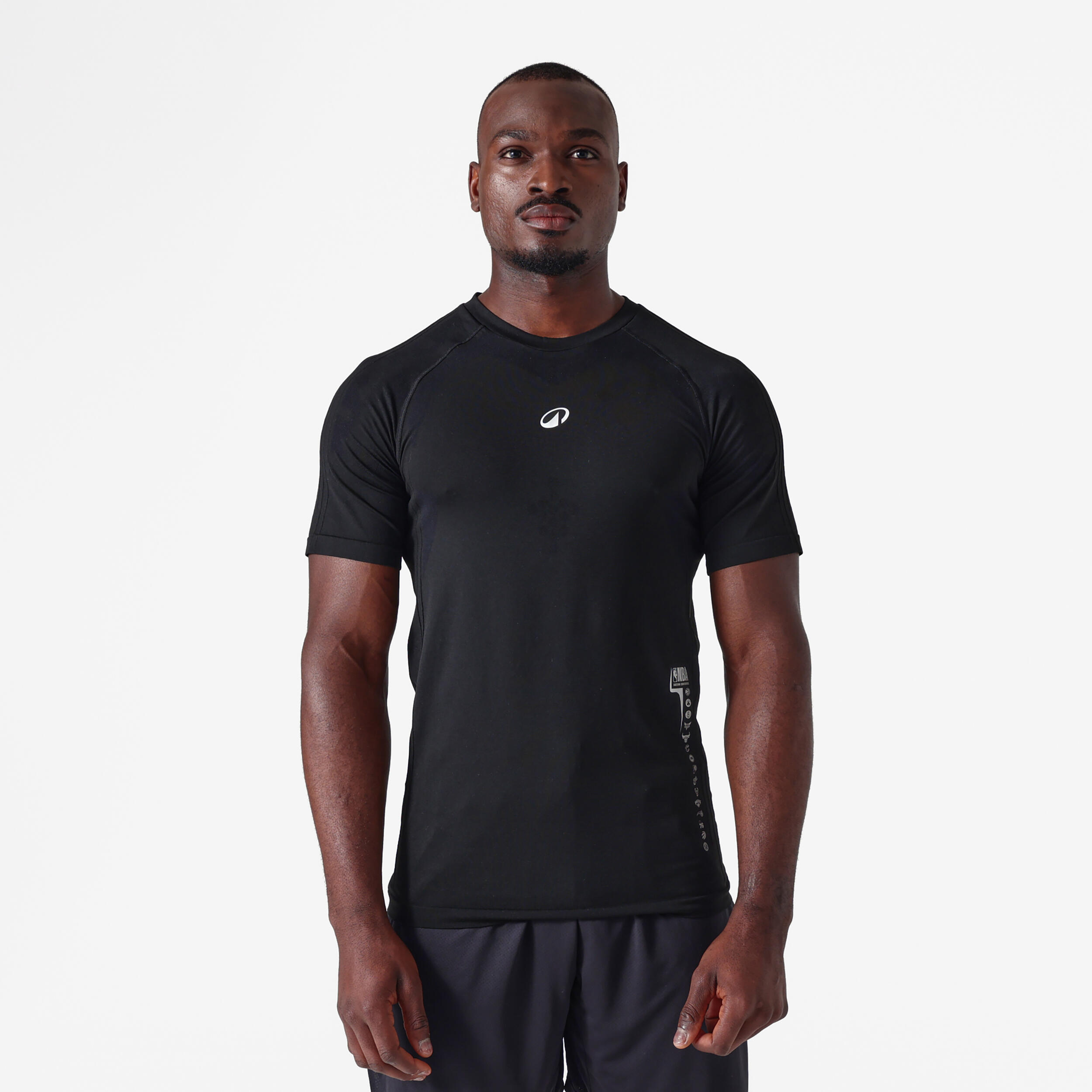 Podkoszulek do koszykówki krótki rękaw unisex NBA Tarmak 900 bez szwów