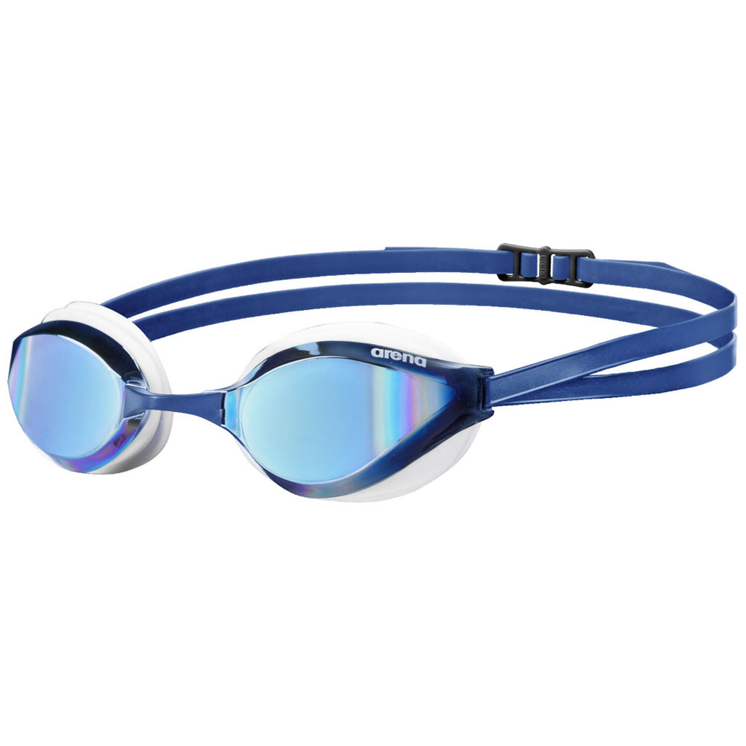 Arena Zwembril Python Mirror Blauw/Wit