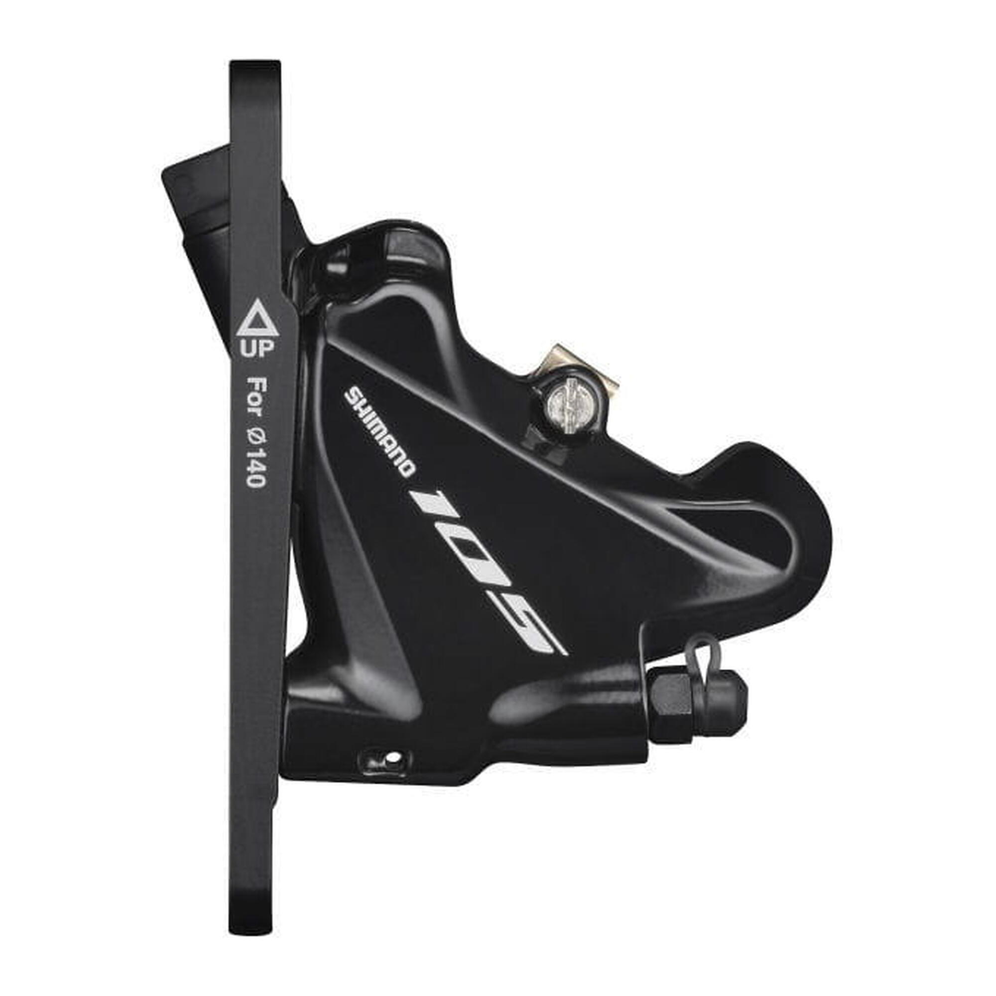 zacisk hamulca drogowego przednia tarcza Shimano 105 R7070 Flatmount