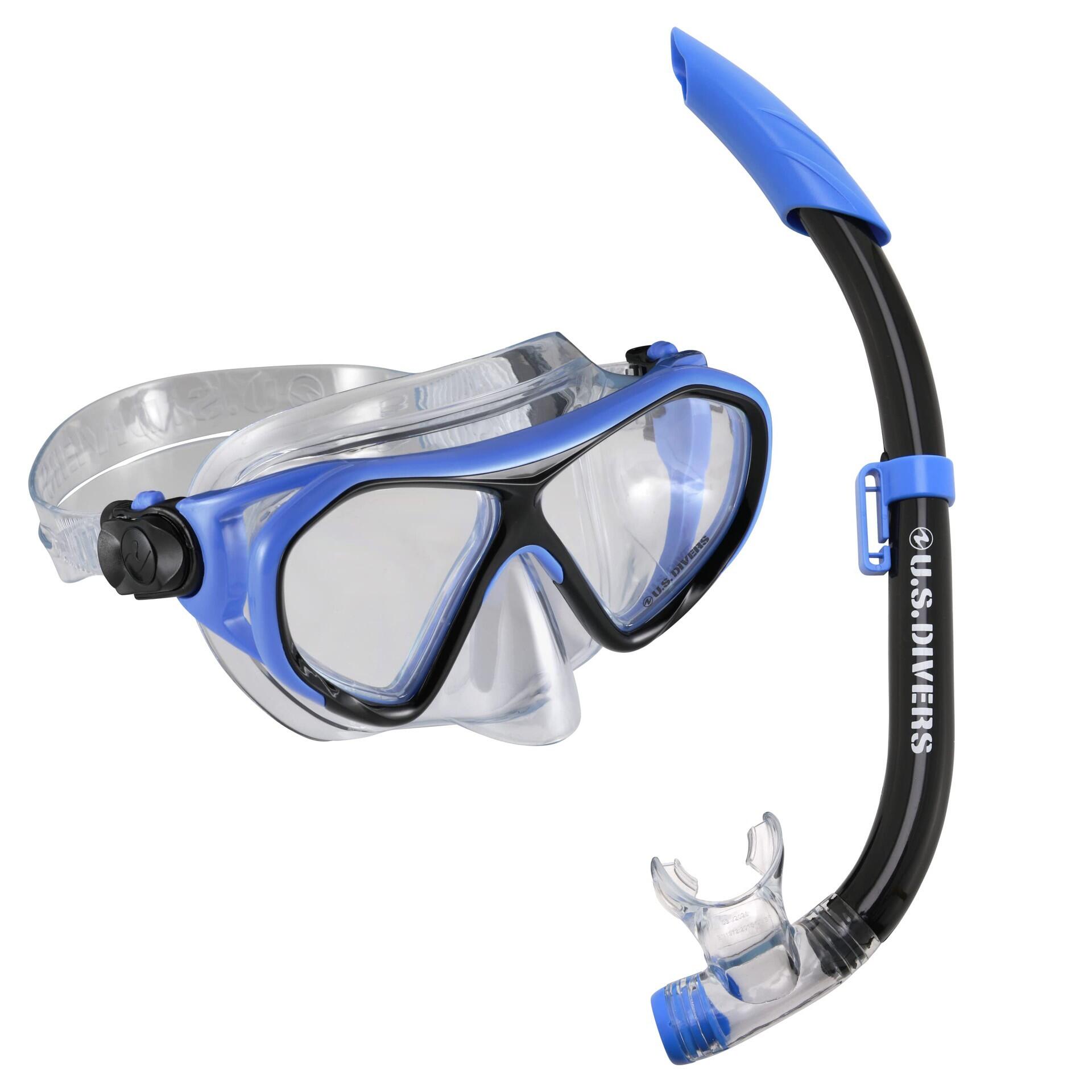 Zestaw masek U.S. Divers Dorado II Junior Combo niebieski