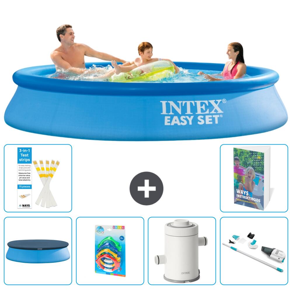 INTEX Basen Easy Set Okrągły - 305x61 cm - 7-częściowy S95