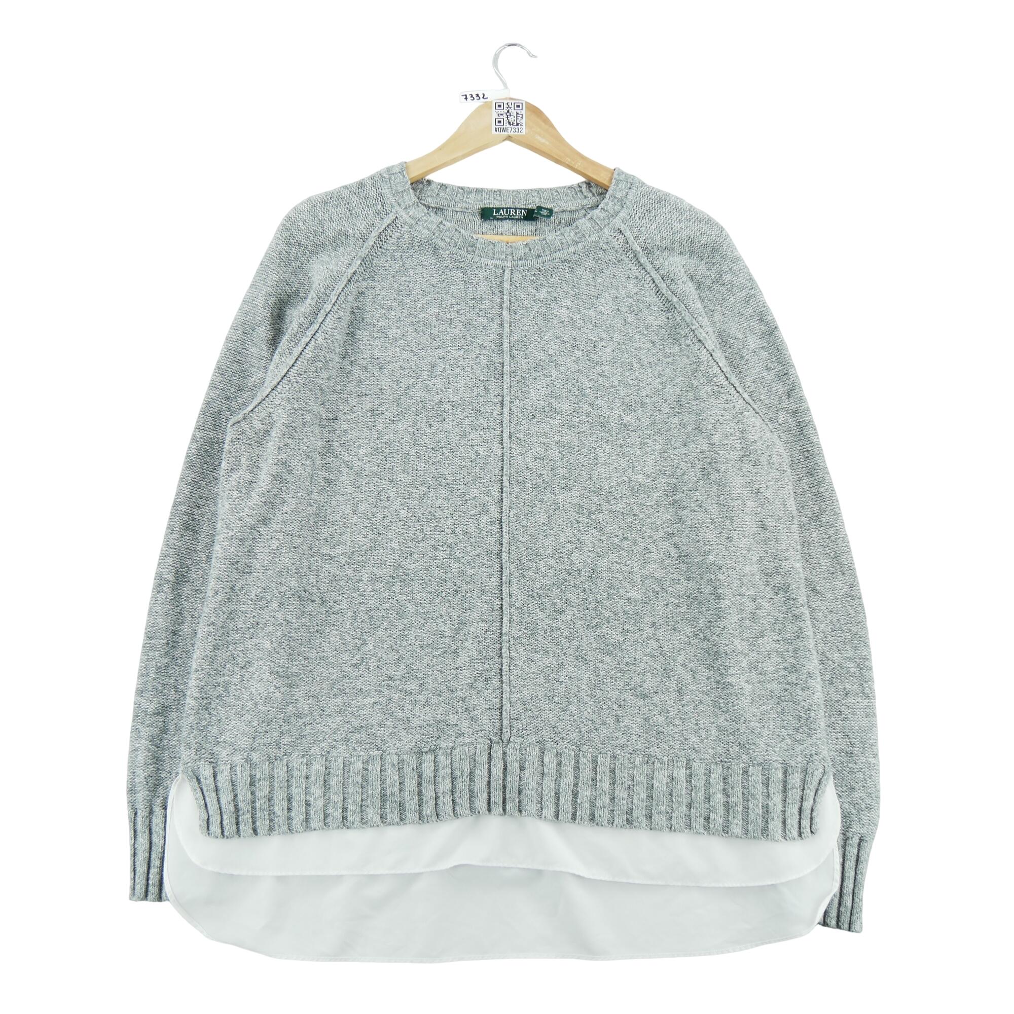 Second life - Lauren Ralph Lauren sweter damski szary - Jak nowy