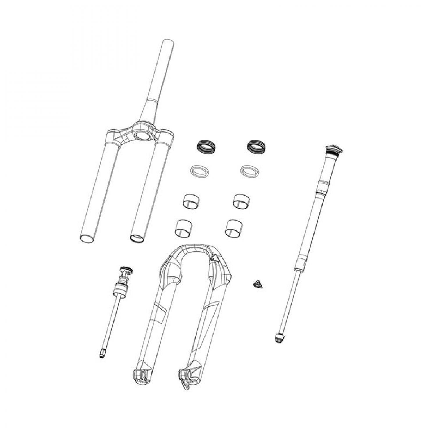 Widelec Rockshox Am Schrader Valve Core Qty 2
