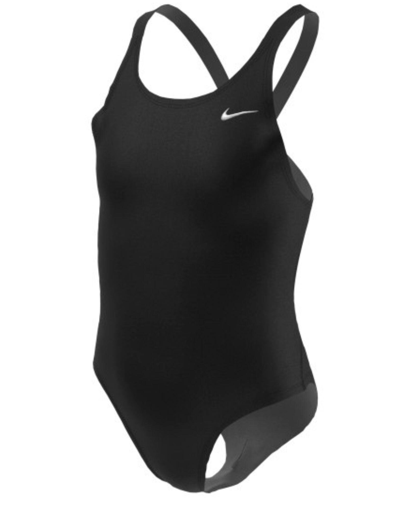 Nike Meisjes Badpak Hydrastrong Solid Fastback Zwart