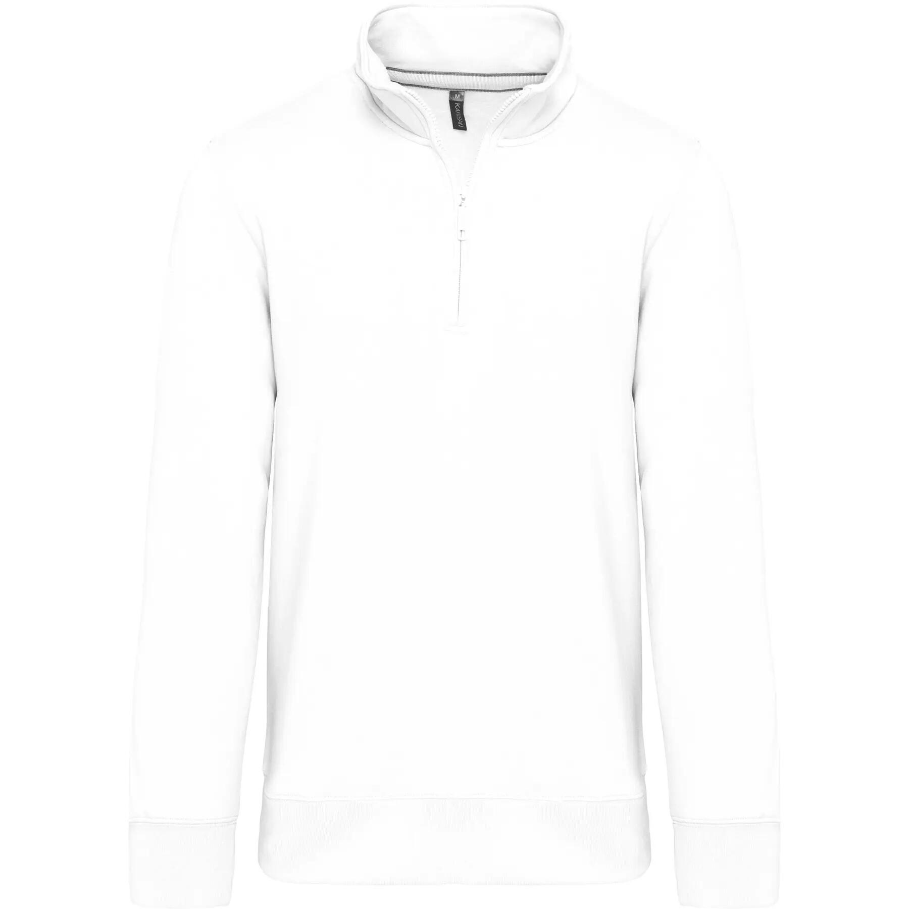 T-shirt bawełniany Kariban Col Zippé
