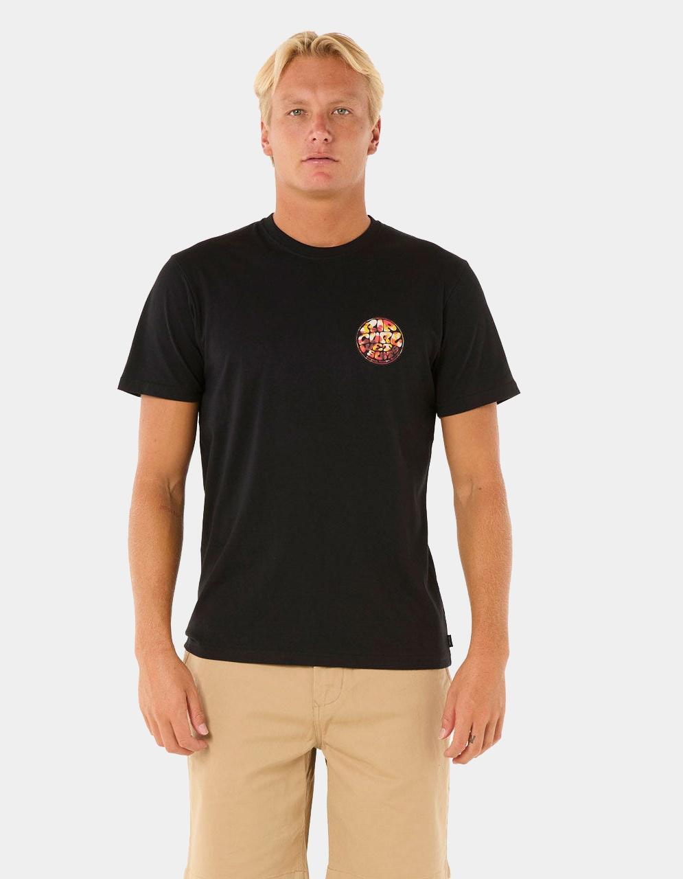 Rip Curl Wettie Passage Icon Tee - Black