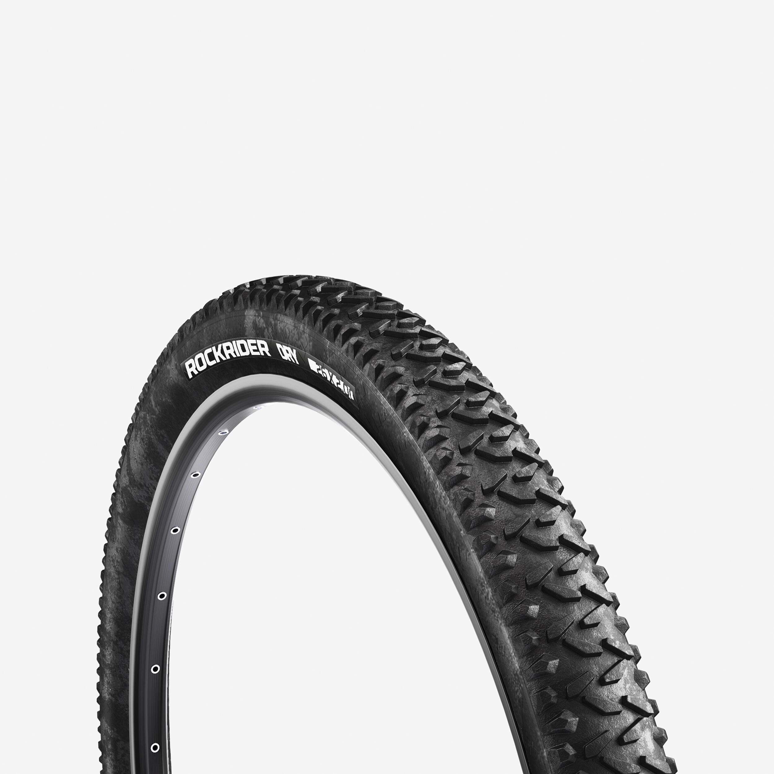 Opona do roweru MTB Rockrider DRY1 26x2,0” sztywne stopki