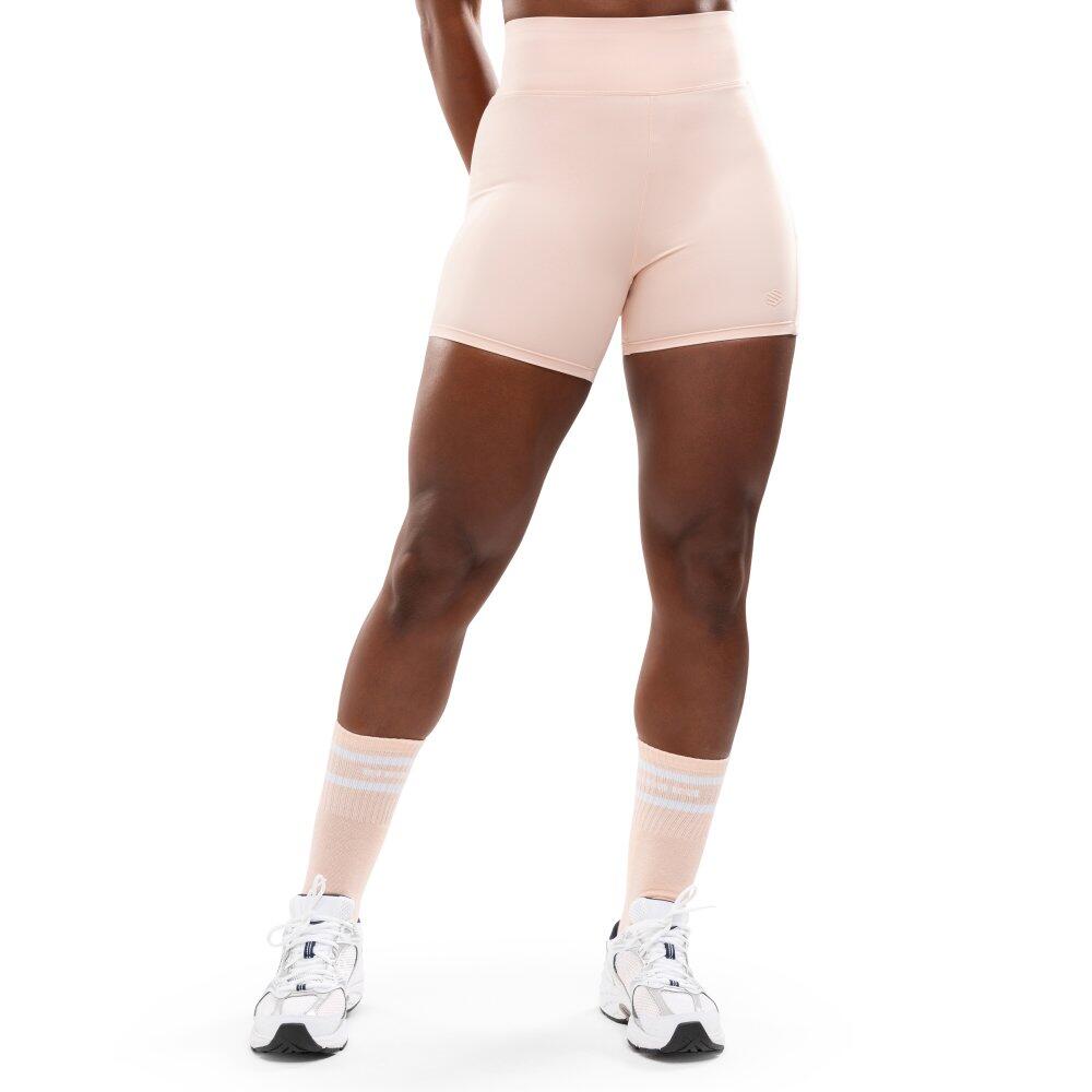 Damskie krótkie sportowe legginsy kolarki Fitness Siroko Ganges Pink