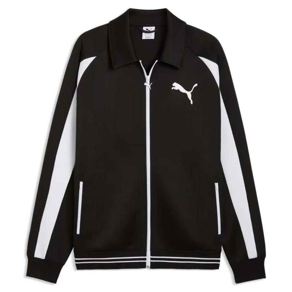 Bluza polarowa PUMA YELLOW RELAXED BIG CAT JACKET Czarny