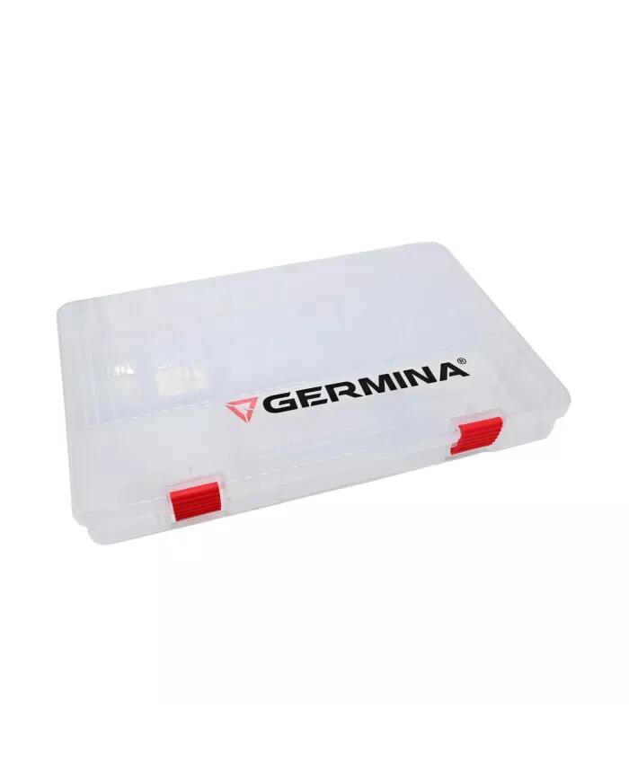 Pudełko wędkarskie na przynętę Germina Clear 37.5x22.5x5 cm