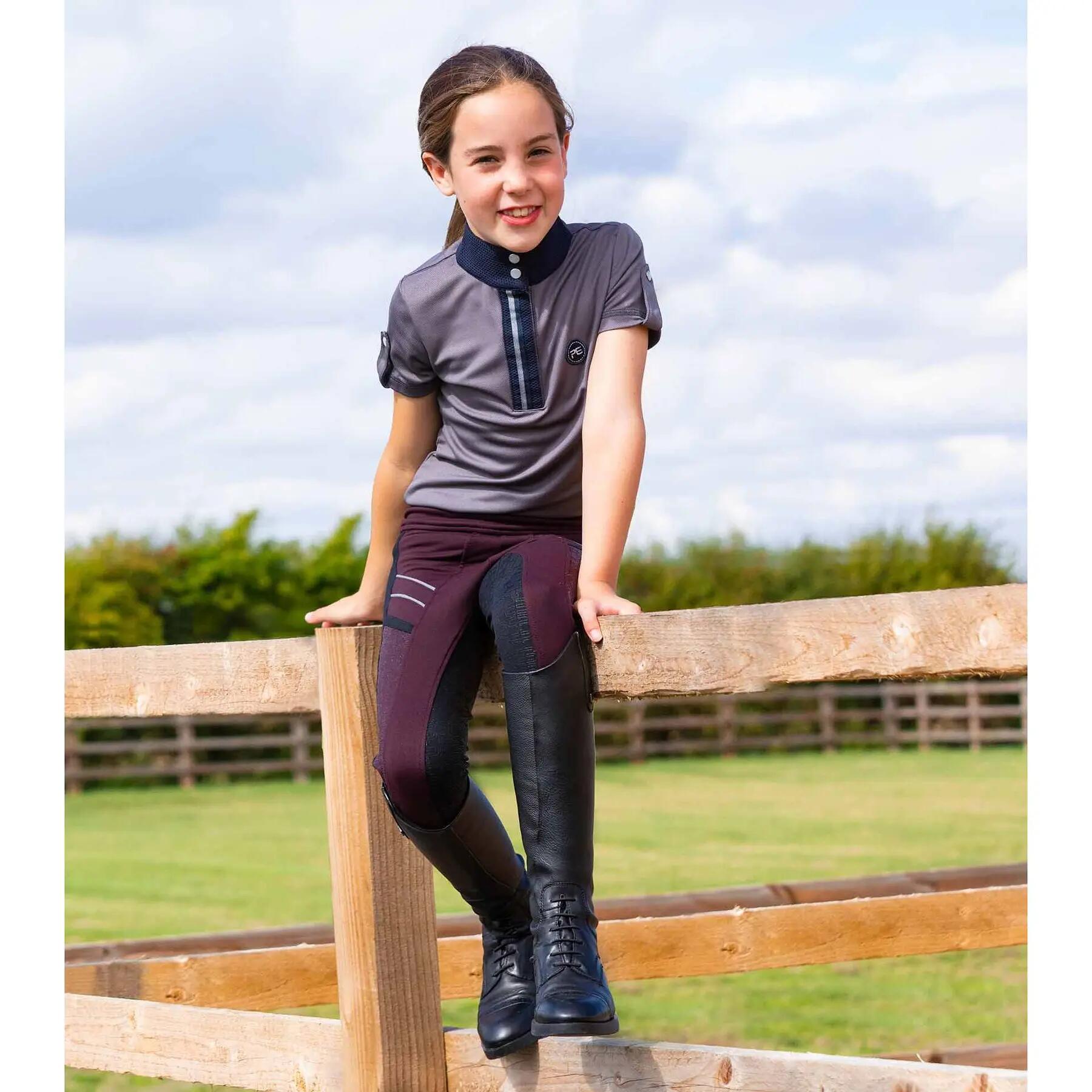 Legging dziewczyna z pełnym uchwytem do jazdy Premier Equine Astrid