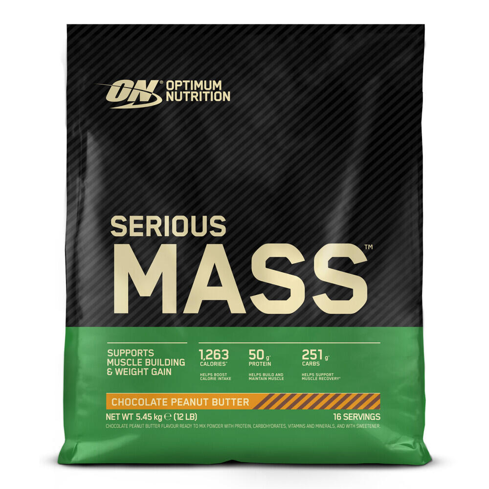 Optimum Nutrition Serious Mass (12lbs) Chocolate Peanut Butter
