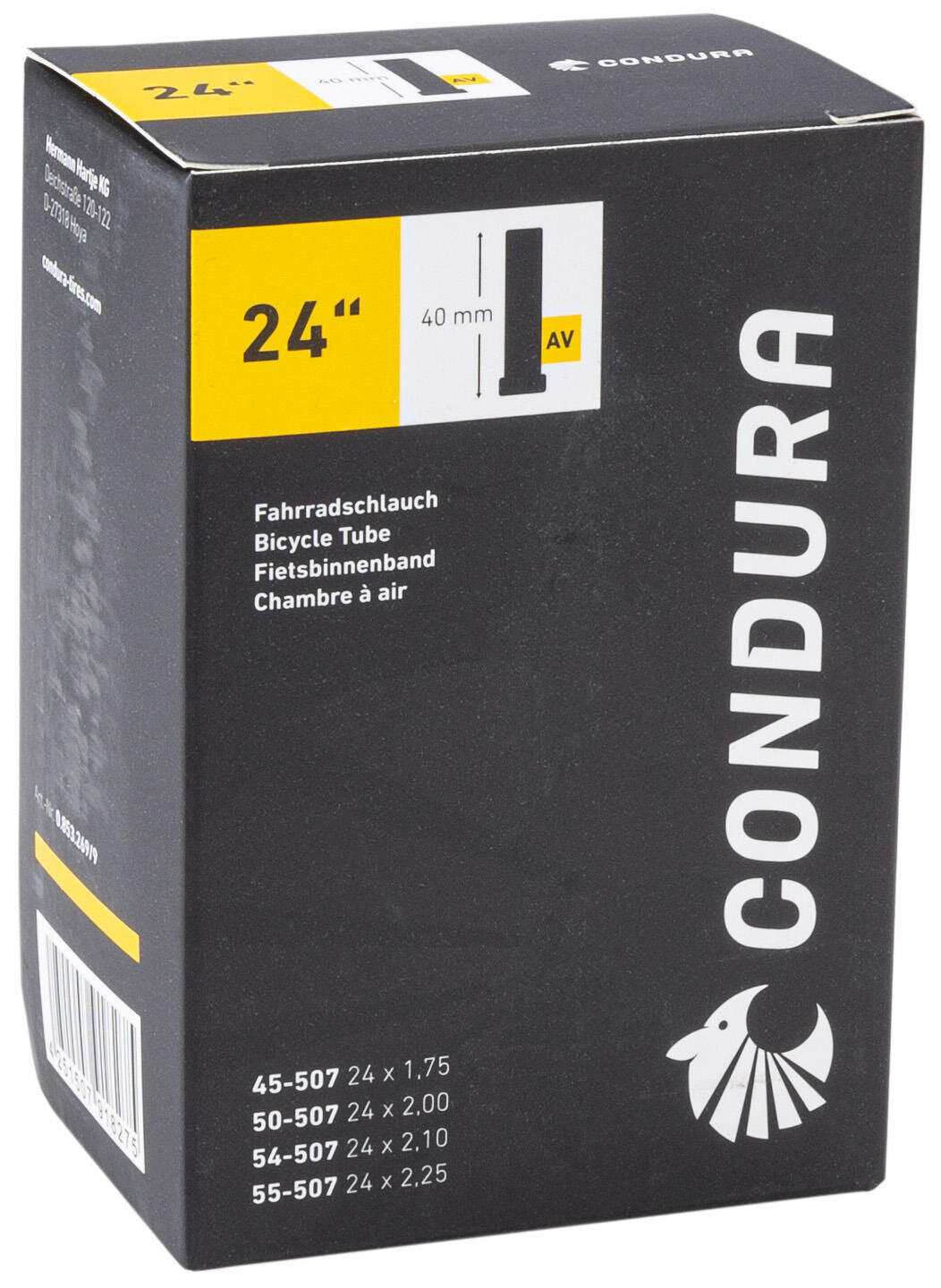 Rura Condura 24 av40 47/57-507 do rowerów