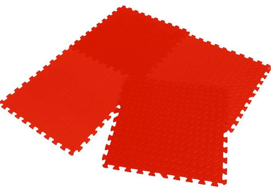 Mata puzzle piankowe Enero Eva 60x60x1,2 cm 4 sztuki czerwona 1005478