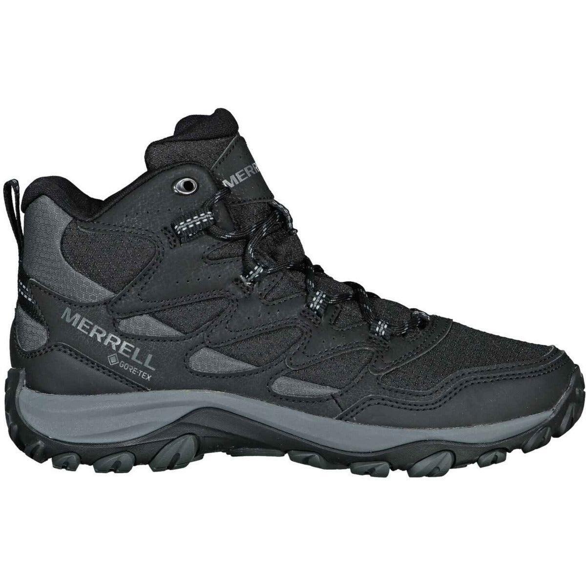 Zdjęcia - Buty trekkingowe MERRELL  męskie  West Rim Sport Mid Gtx Czarny 43,5 