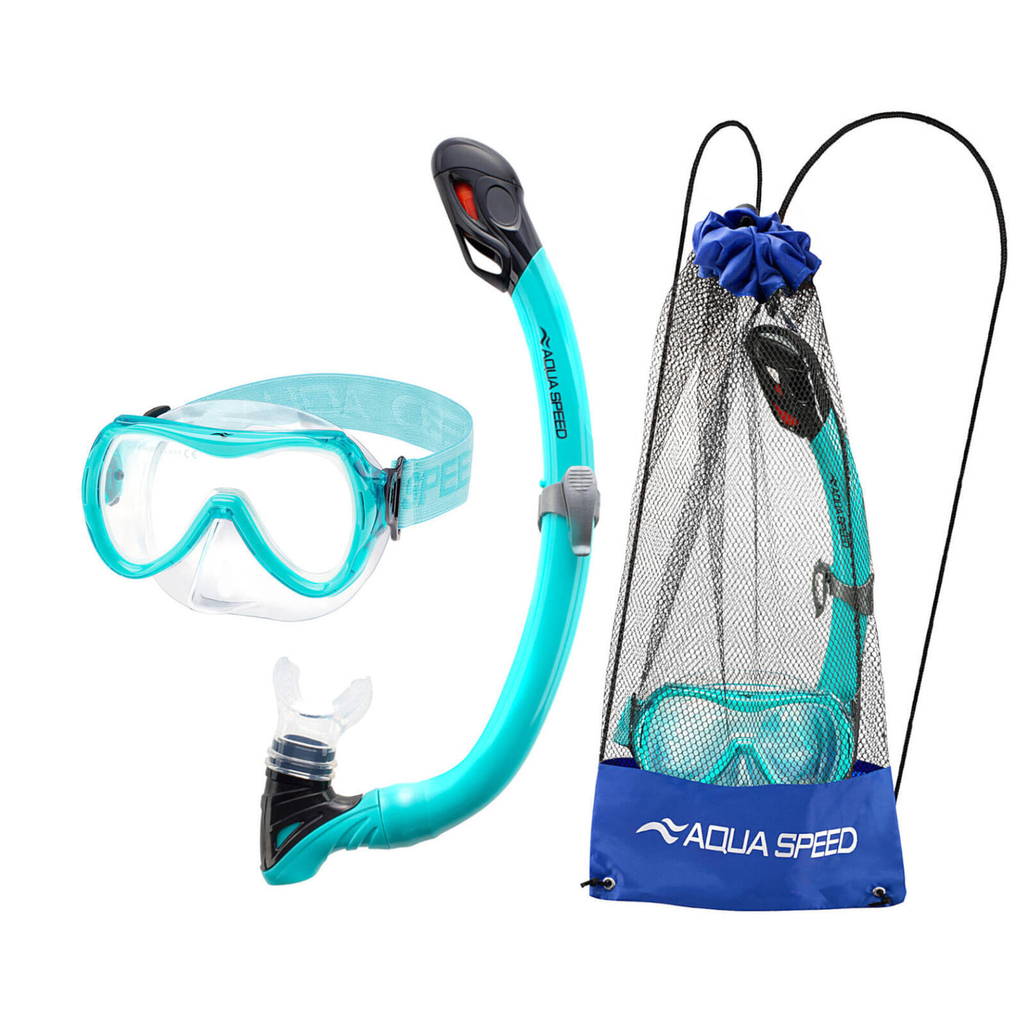 Zestaw do snorkelingu dla dzieci Aqua Speed Alize FS Samos + worek