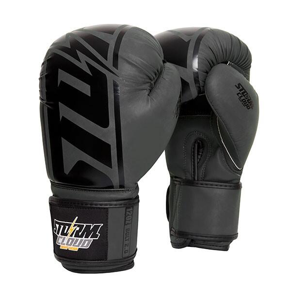Rękawice bokserskie StormCloud Bolt 2 Czarne/Czarne 8oz