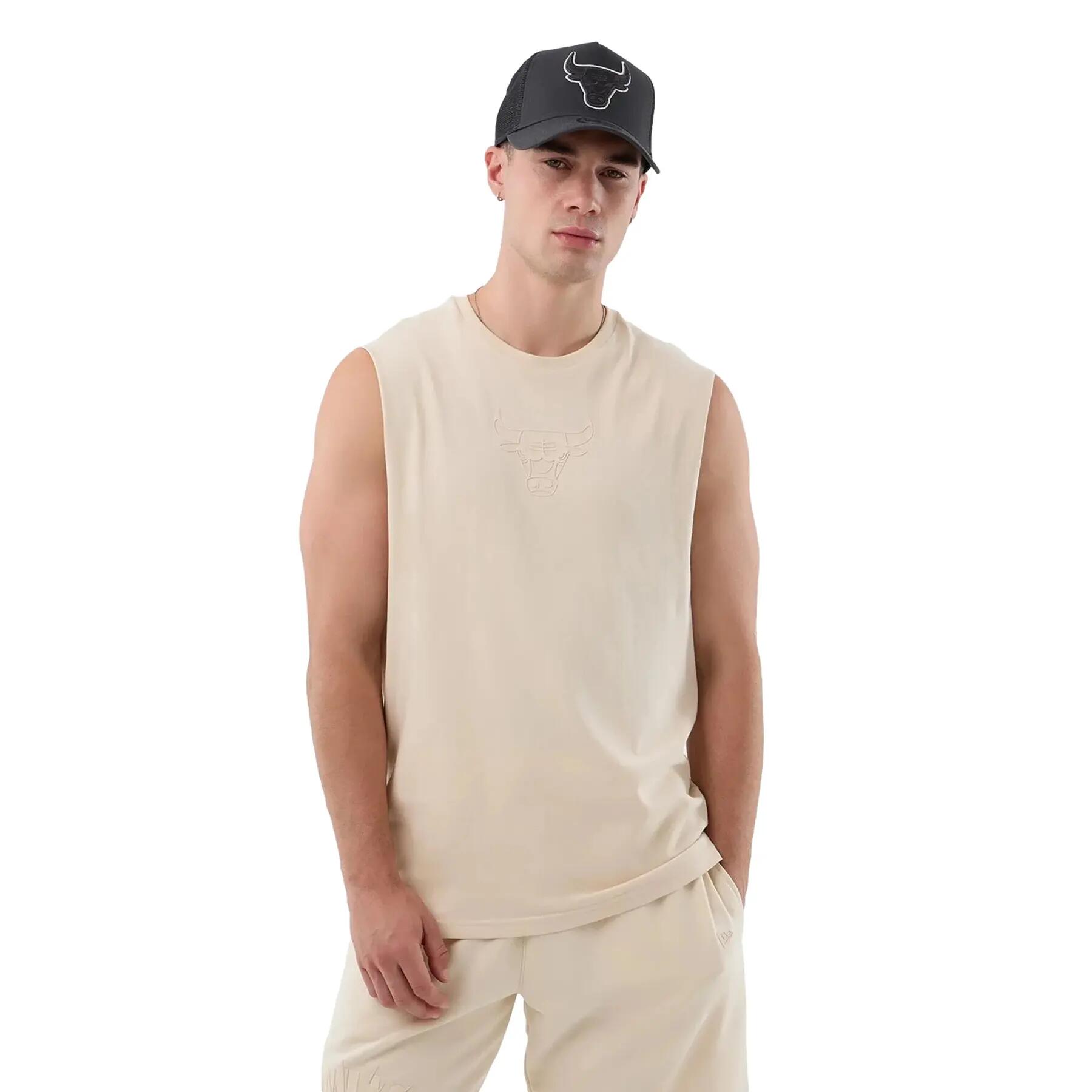 T-shirt bez rękawów Chicago Bulls New Era NBA Core Plus