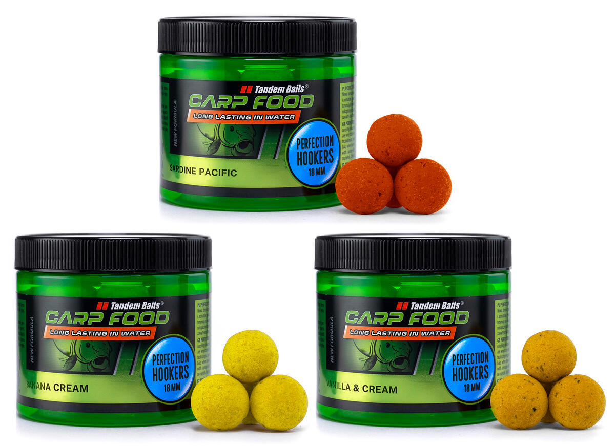Kulki Haczykowe Carp Food Perfection Hookers 18mm/120g Mix nr 1 – 3 sztuki