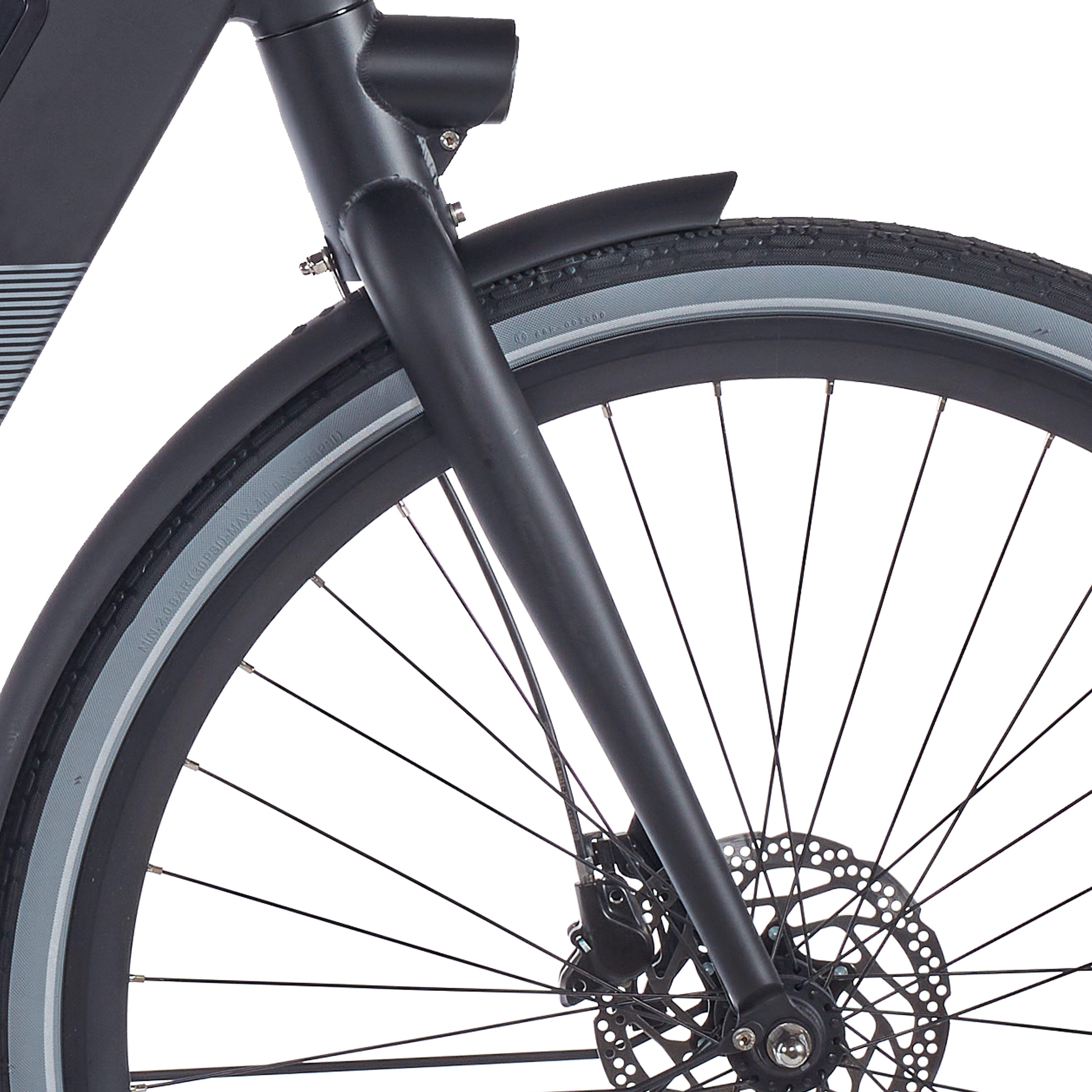 Widelec przedni Cortina E‑Blau do e-bike czarny mat