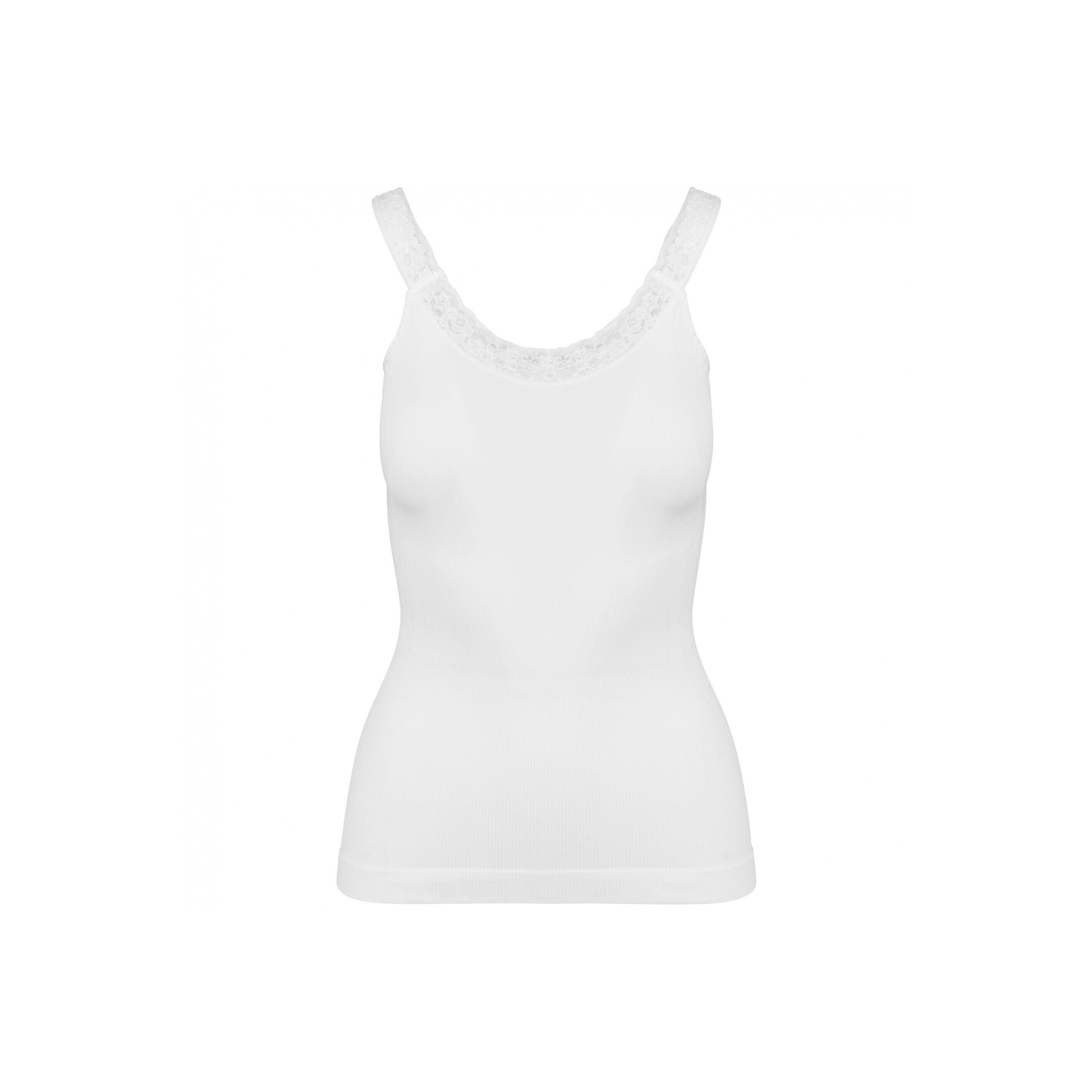Bezszwowy, ekologiczny tank top z koronką dla kobiet Kariban