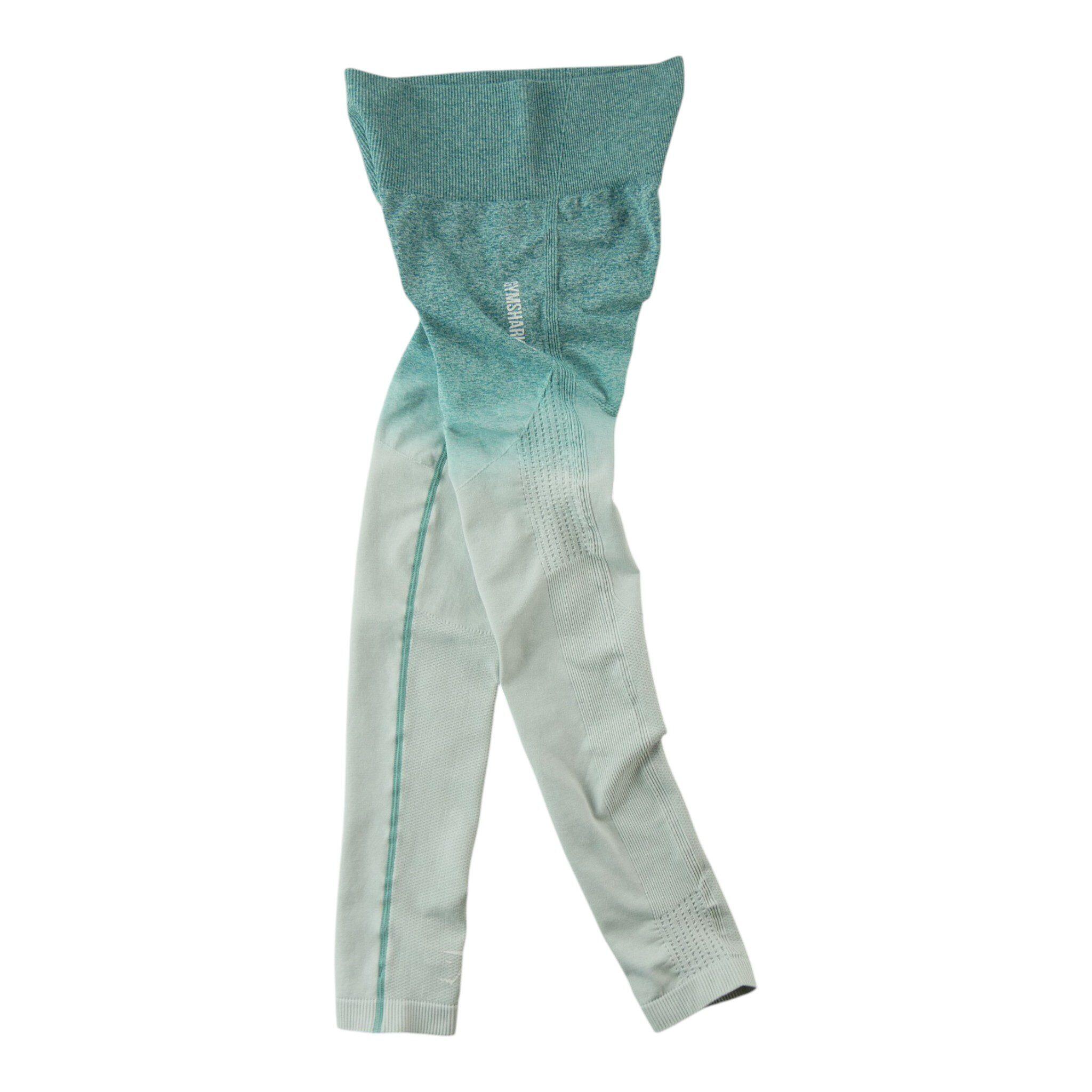 Second life - Legginsy damskie do jogi Gymshark turkusowe - Jak nowy