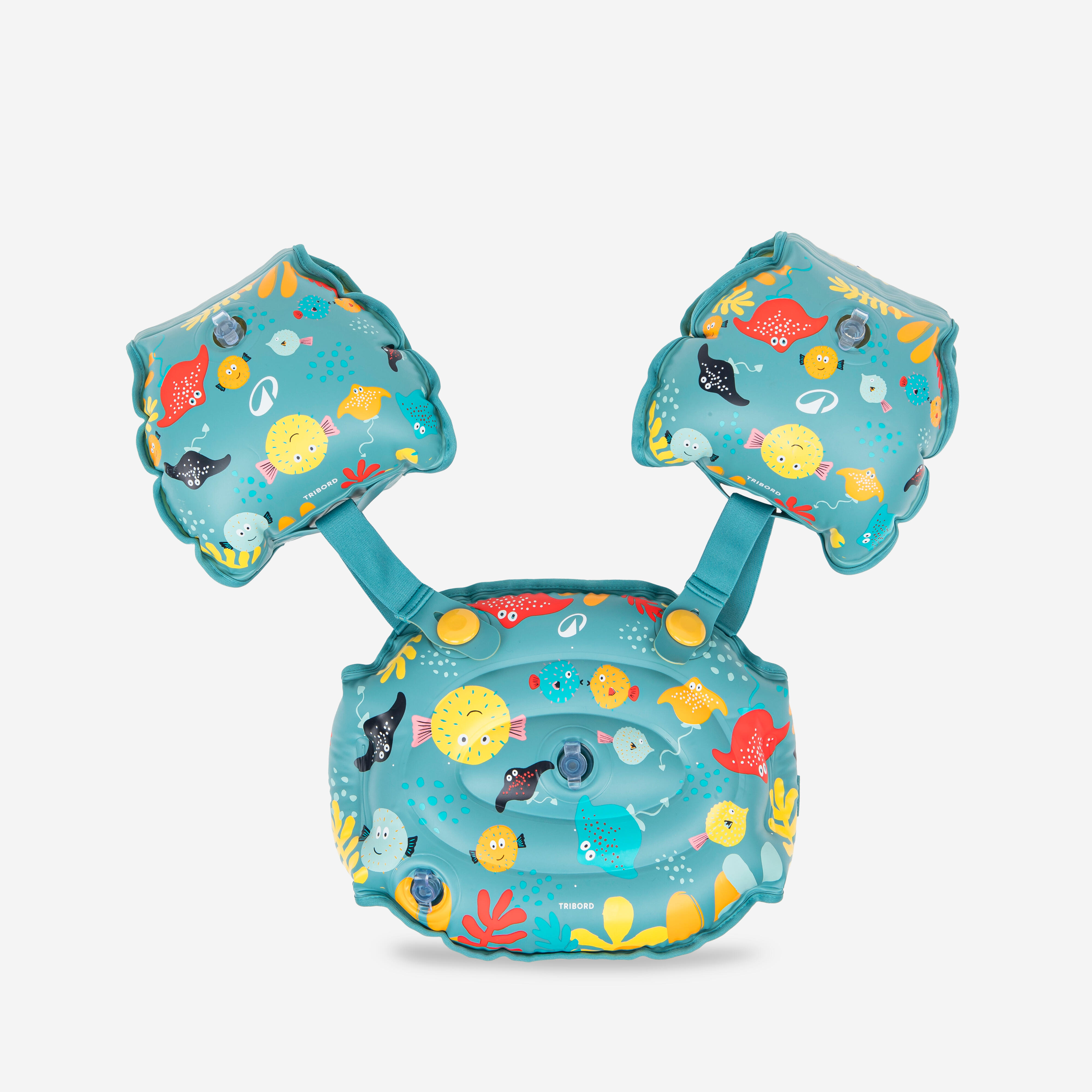 Rękawki-pas edukacyjny pływacki dla dzieci Nabaiji Tiswim Allfish 15-30 kg