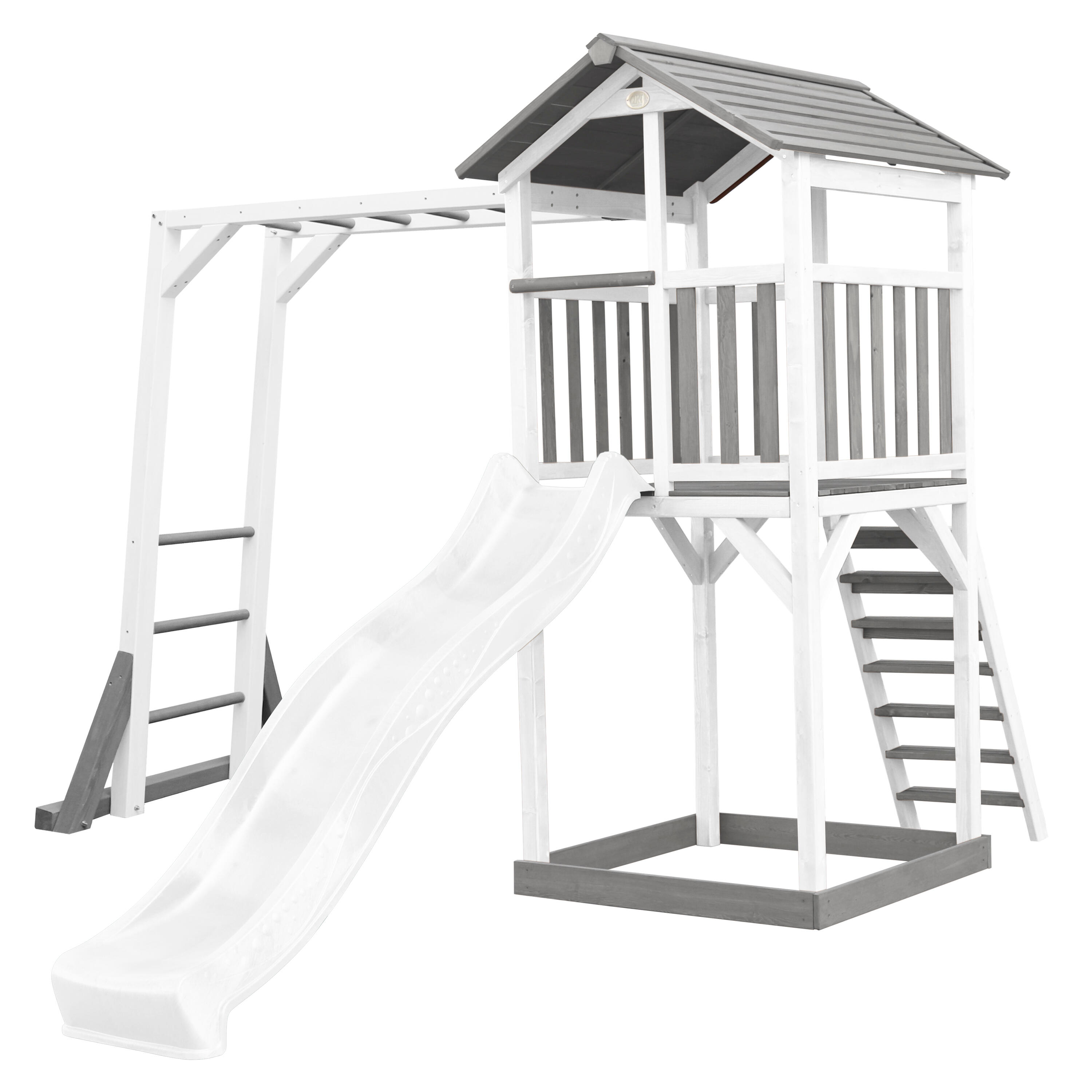 Plac zabaw AXI Beach Tower rama do wspinaczki i piaskownica