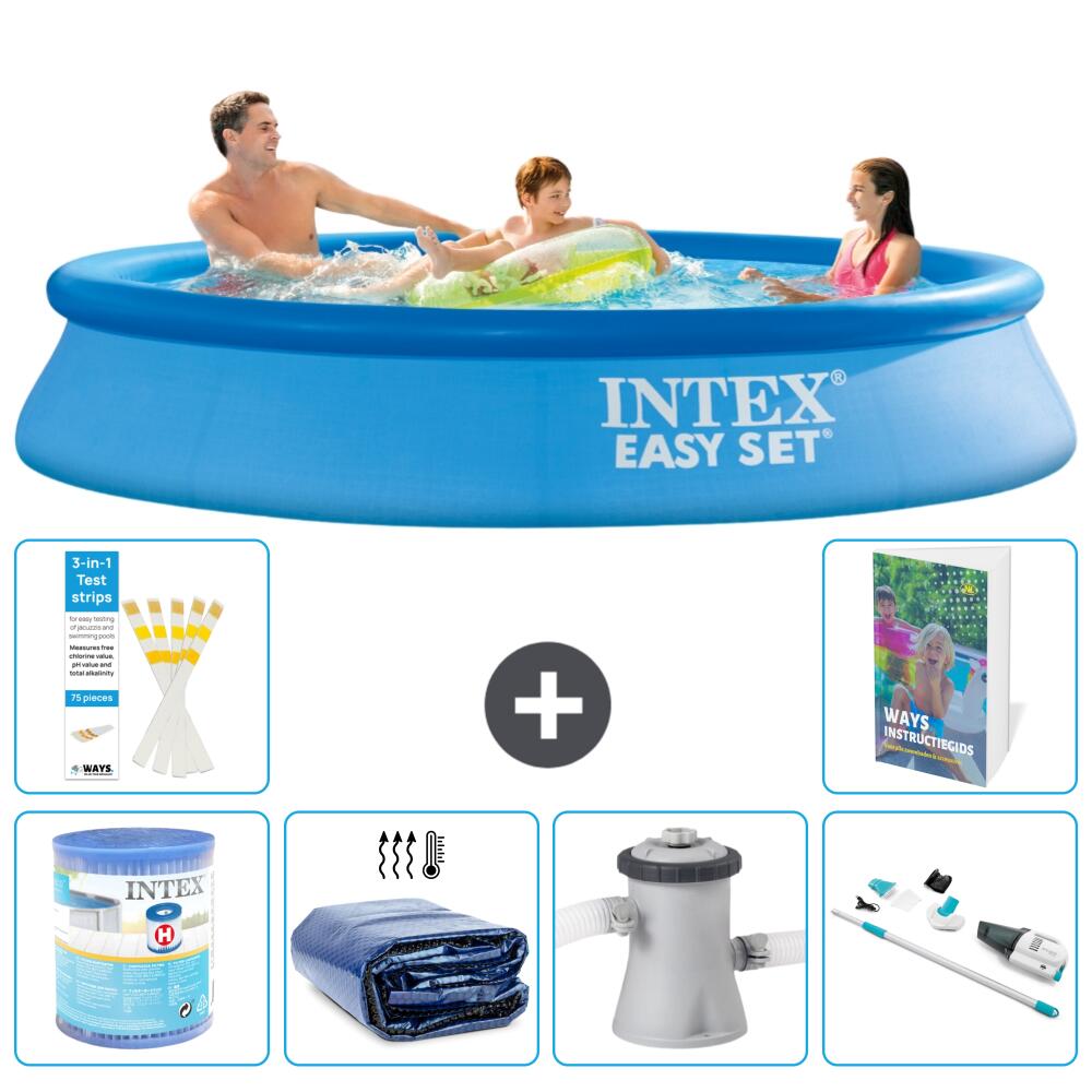 INTEX Basen Easy Set Okrągły - 305x61 cm - 7-częściowy S27