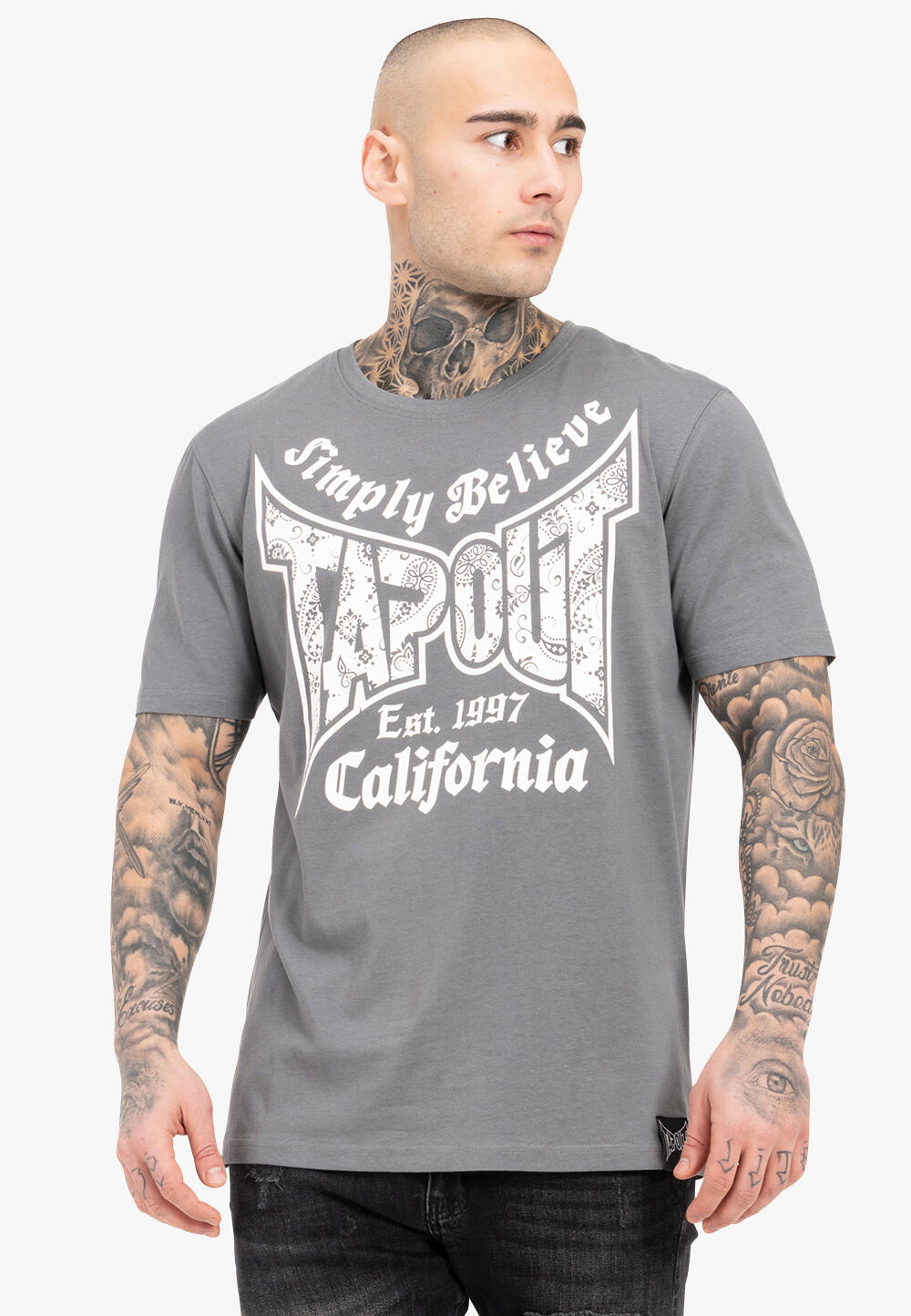T-shirt o luźnym kroju Tapout Haily Be
