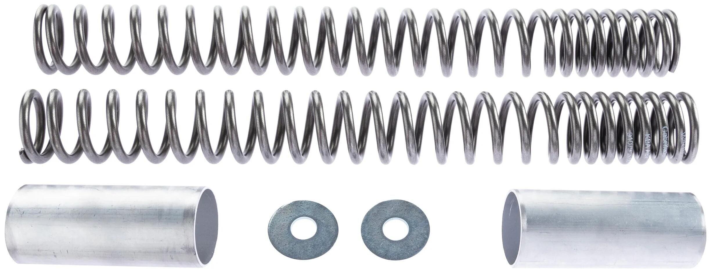 Zestaw polerowanych sprężyn przedniego widelca WIRTH 29,8 mm ABE 475 mm