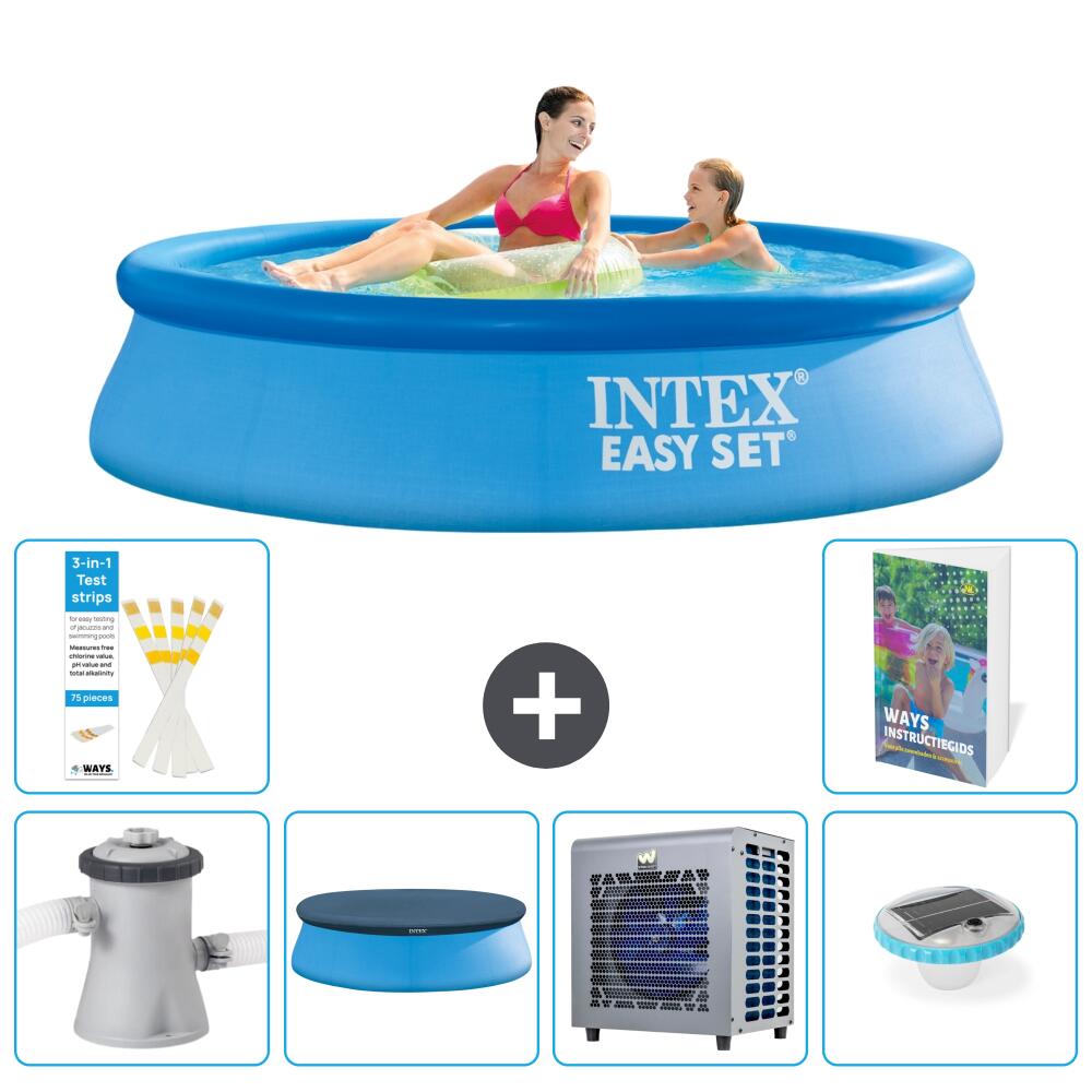 INTEX Basen Easy Set Okrągły - 244x61 cm - 7-częściowy S175
