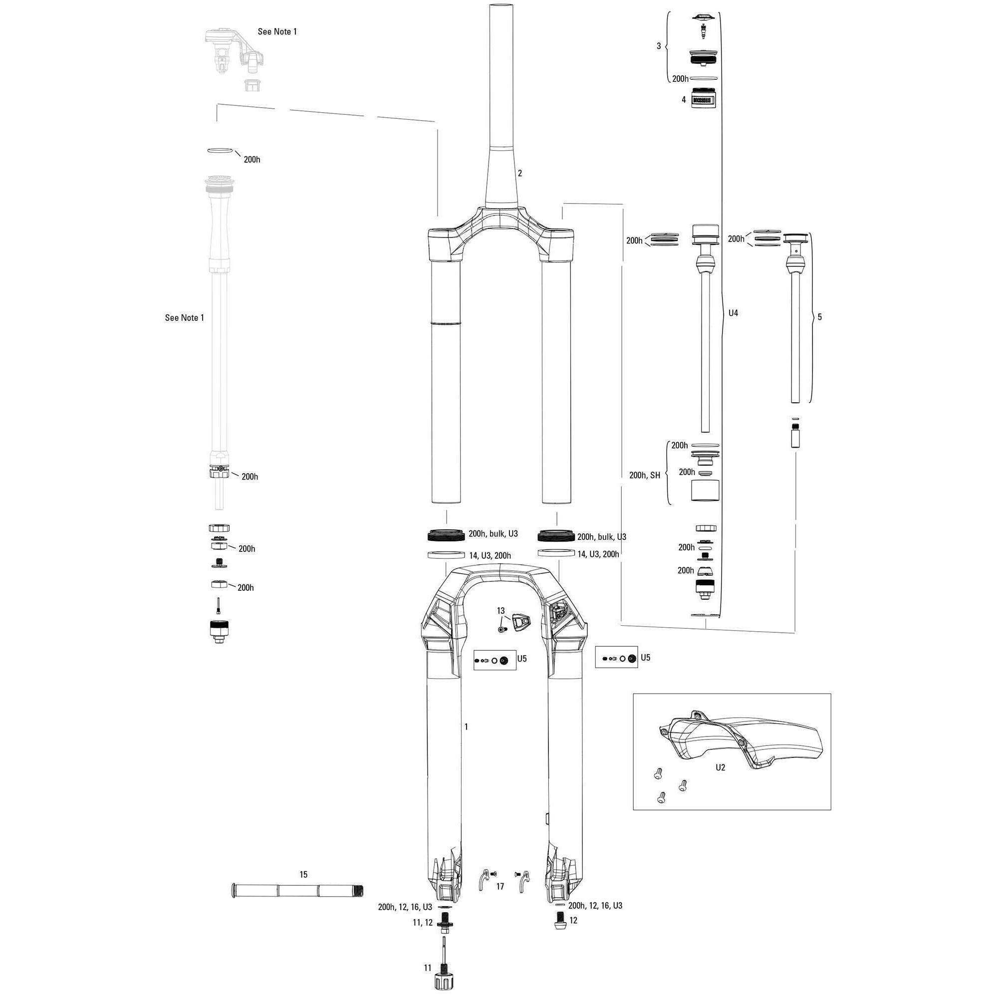 Rockshox Lyrik Ultimate: Amortyzator Rowerowy 27 5 i 29 w Kolorze Czerwonym