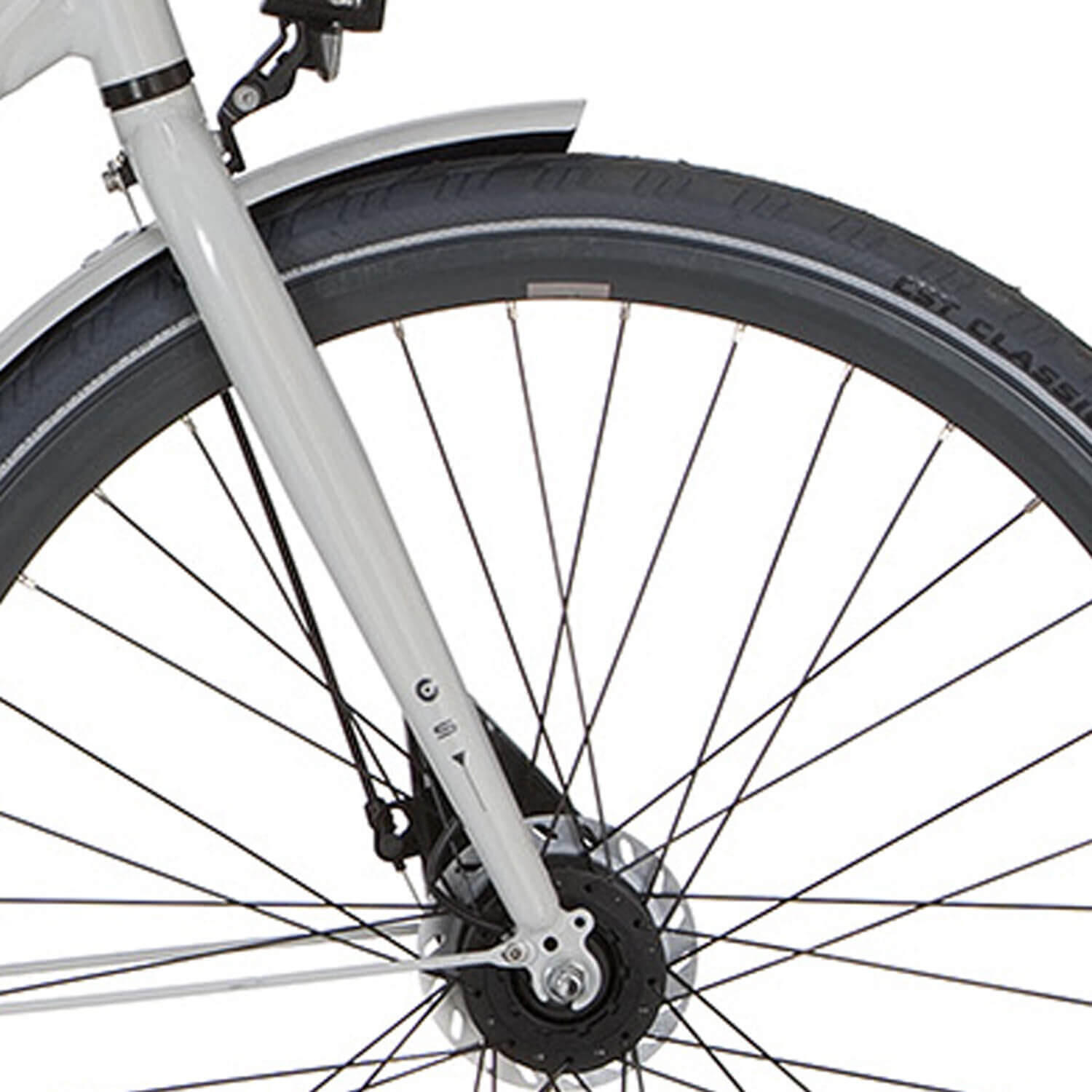 Widelec Cortina Speed 28inch 1-1/8x218 biały lodowy
