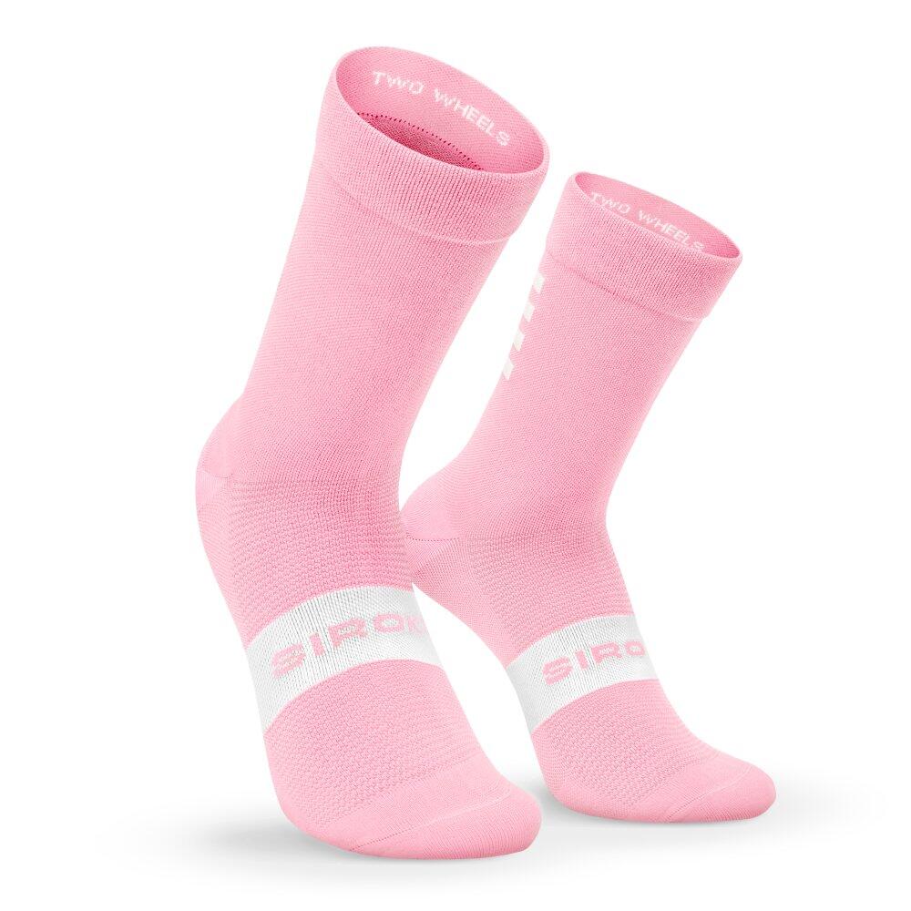 Skarpetki rowerowe Kolarstwo Siroko S1 Pink Agnello