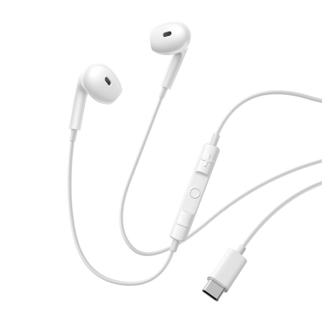 Słuchawki przewodowe Baseus douszne USB-C