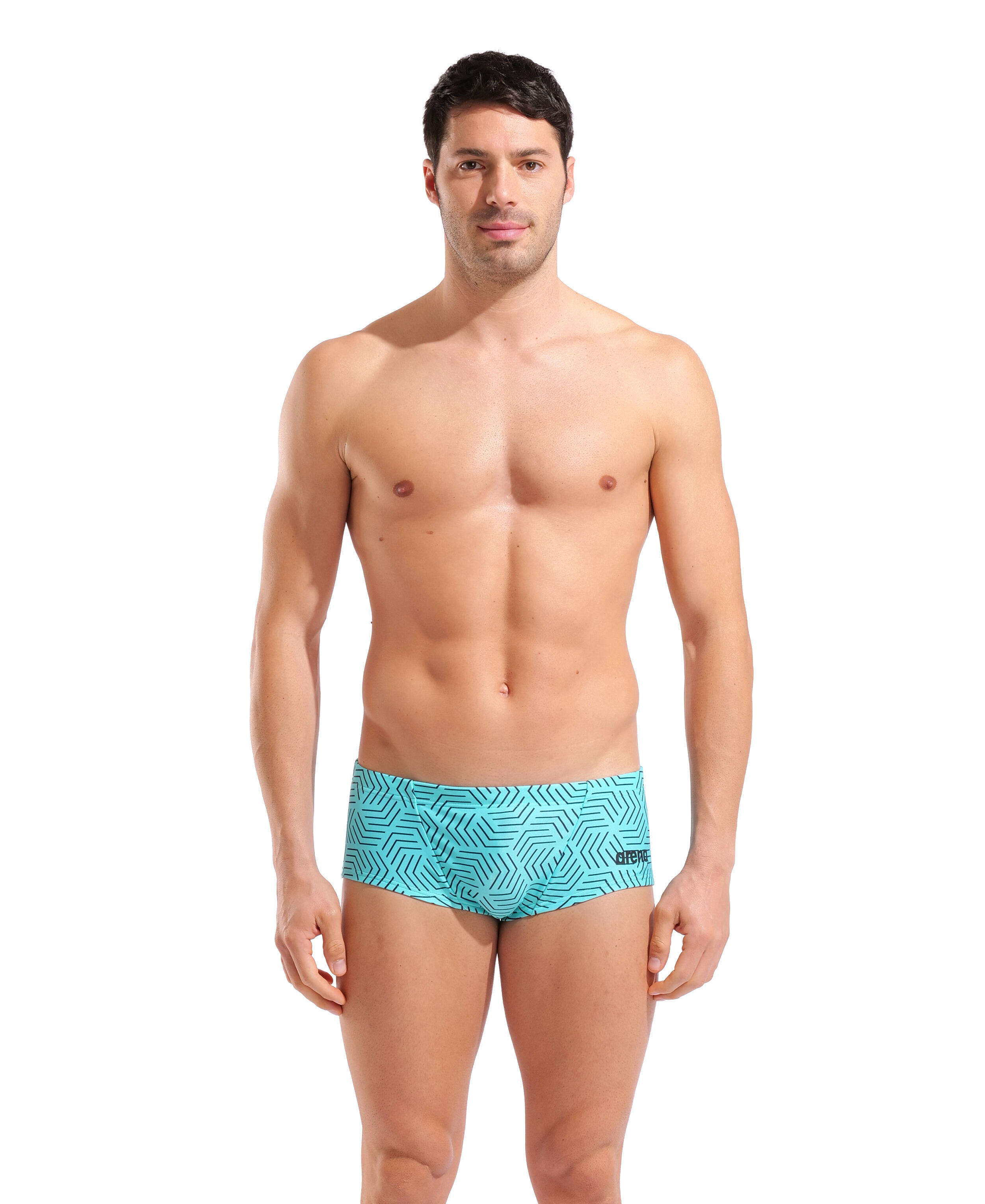 Spodenki kąpielowe męskie Arena Allover Swim Low Waist Short