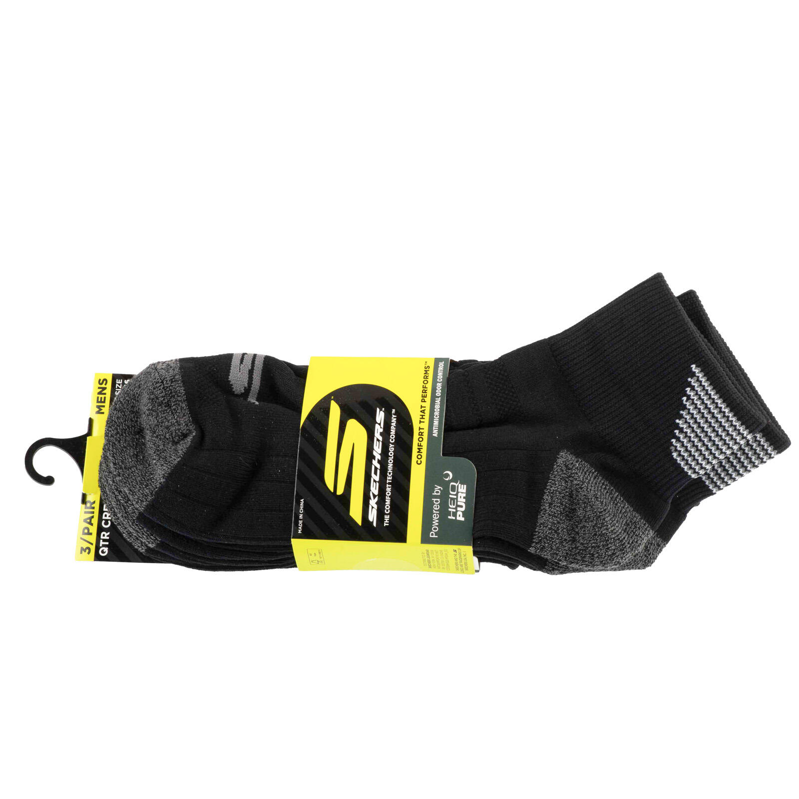 Skarpetki sportowe męskie 3pk Mens 1/2 Terry Qtr Crew Socks